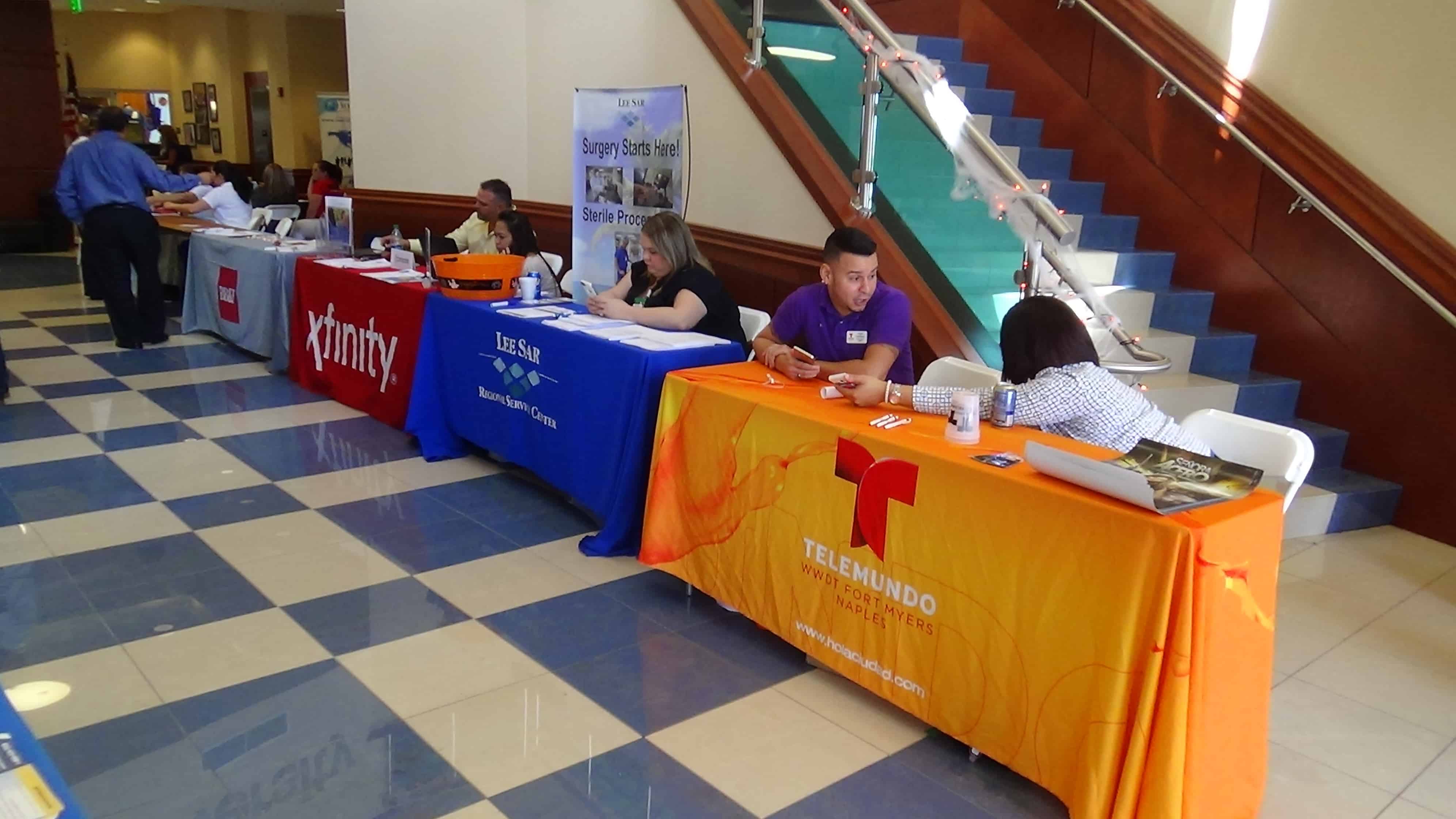 Hispanic Chamber of Commerce Holds Job Fair on Fort Myers Campus