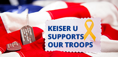 Keiser U Supports Our Troops