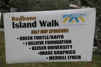 CFF Redbone Island Walk sign March 2014