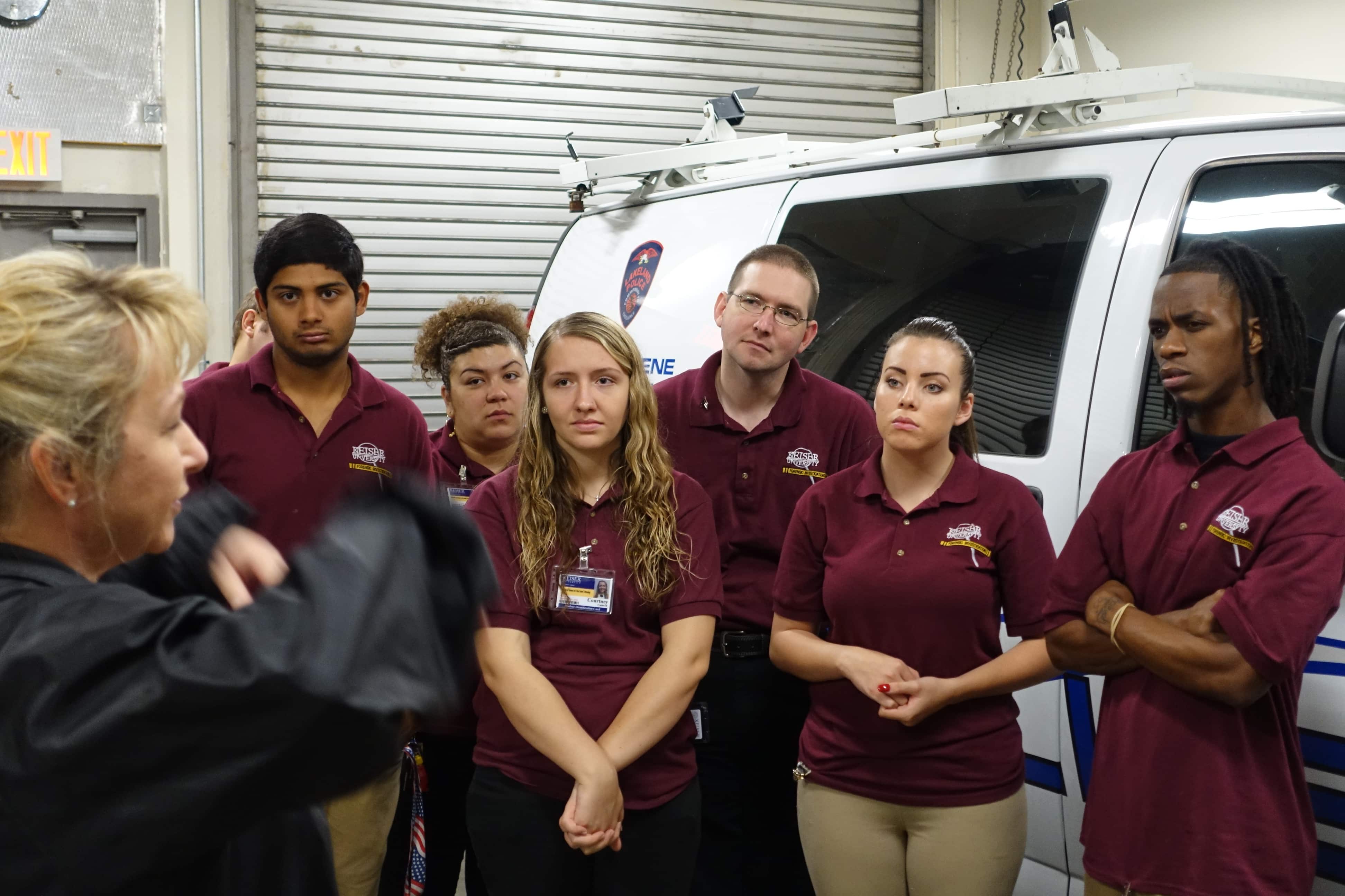 CST and FI Students Visit the Lakeland Police Department