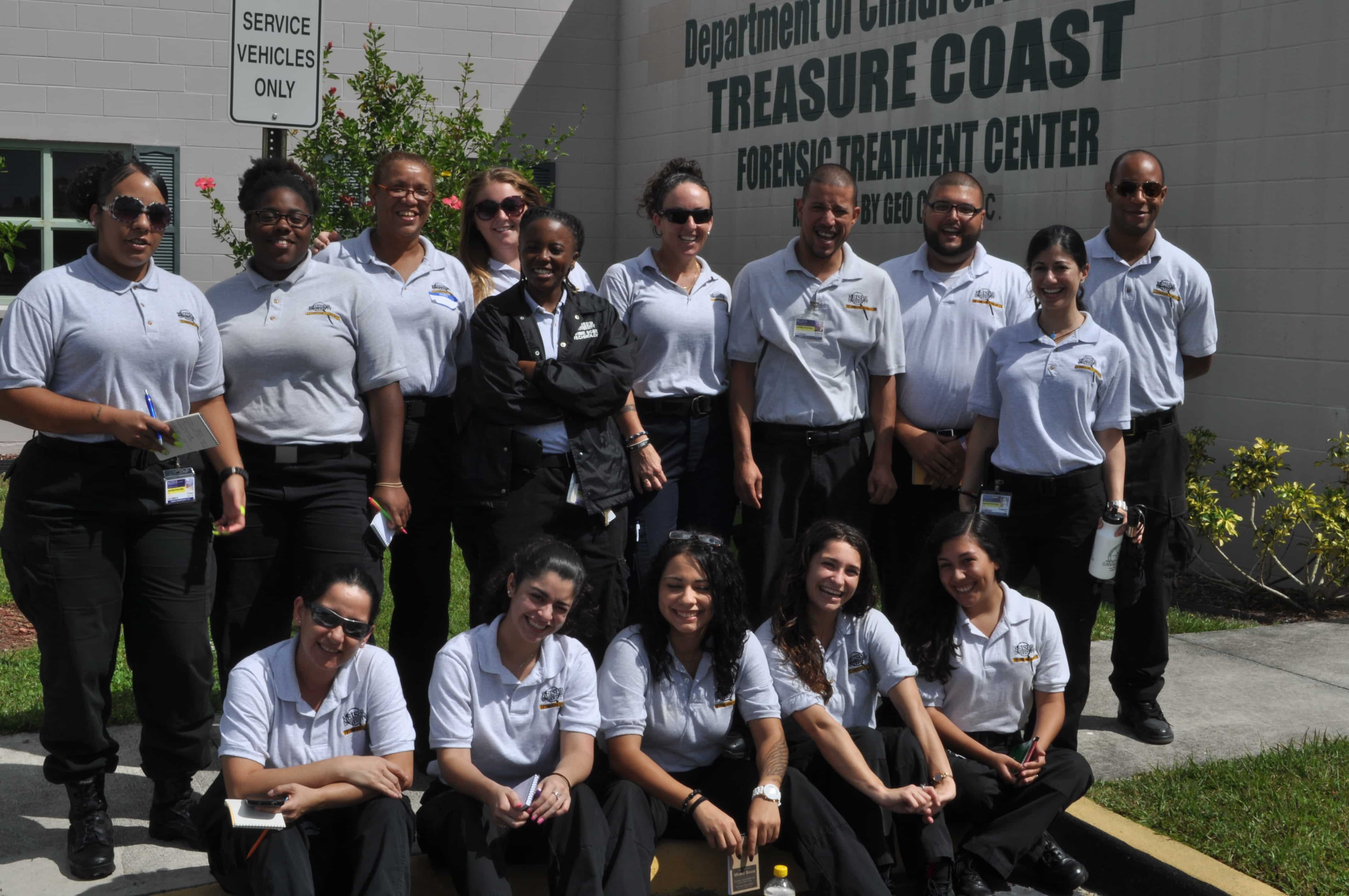 Crime Scene Technology Students From West Palm Beach Visit the Treasure Coast Forensic Treatment Center