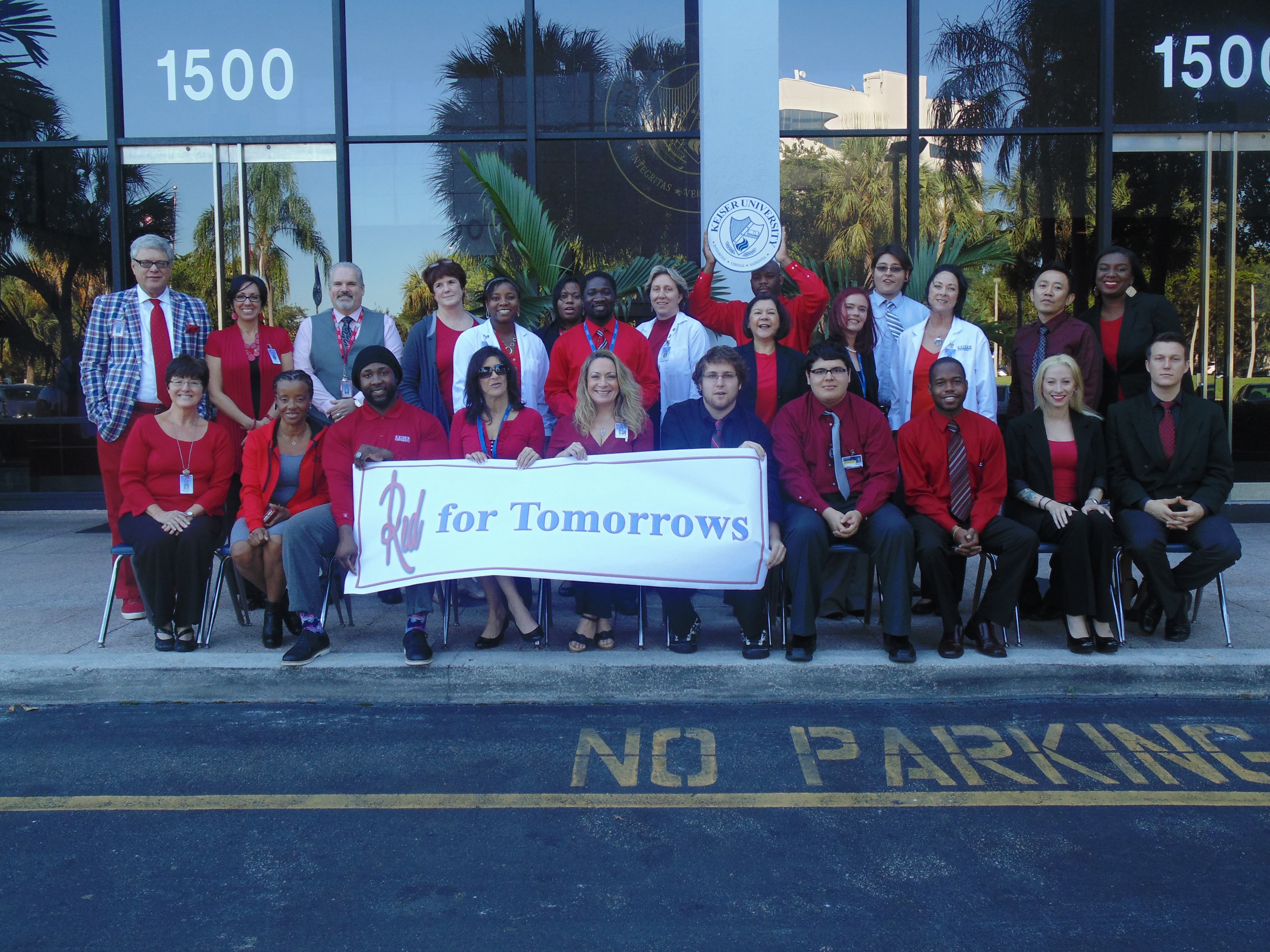 KU Goes "Red For Tomorrows" on Behalf of Cystic Fibrosis - Keiser