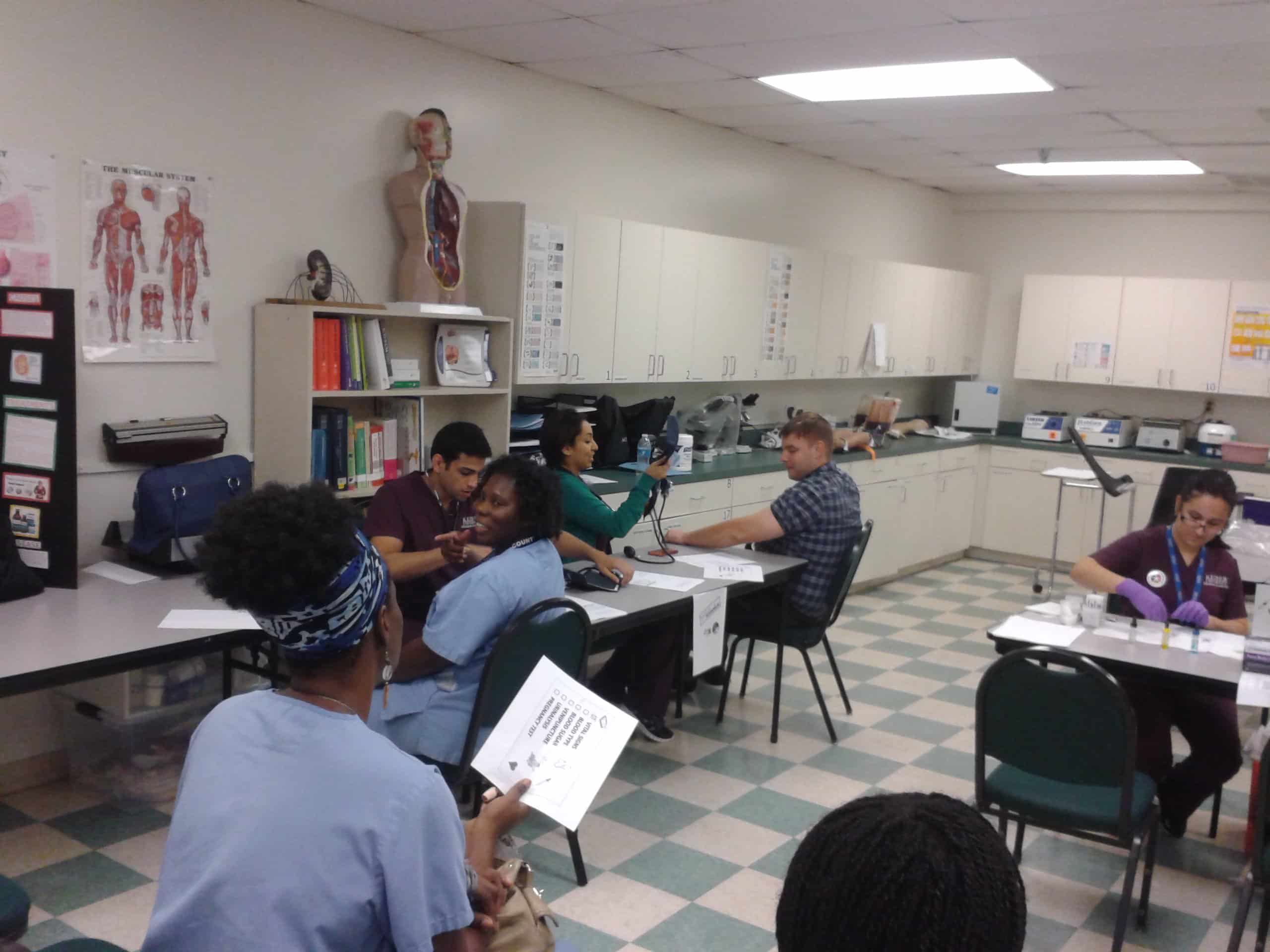 Orlando’s Medical Assisting Students Hold an Open Lab