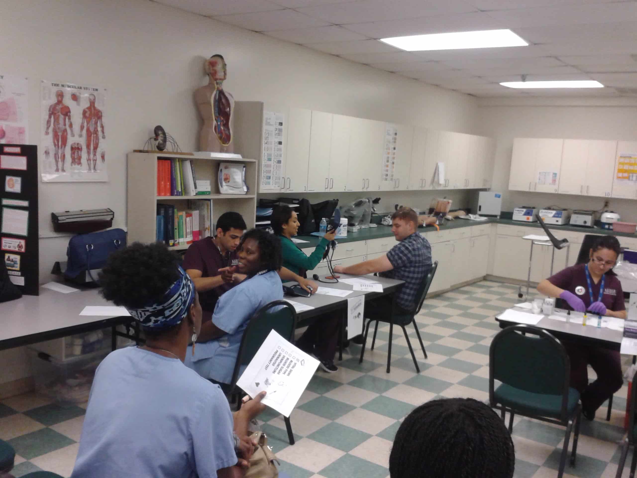 Orlando's Medical Assisting Students Hold an Open Lab Keiser University