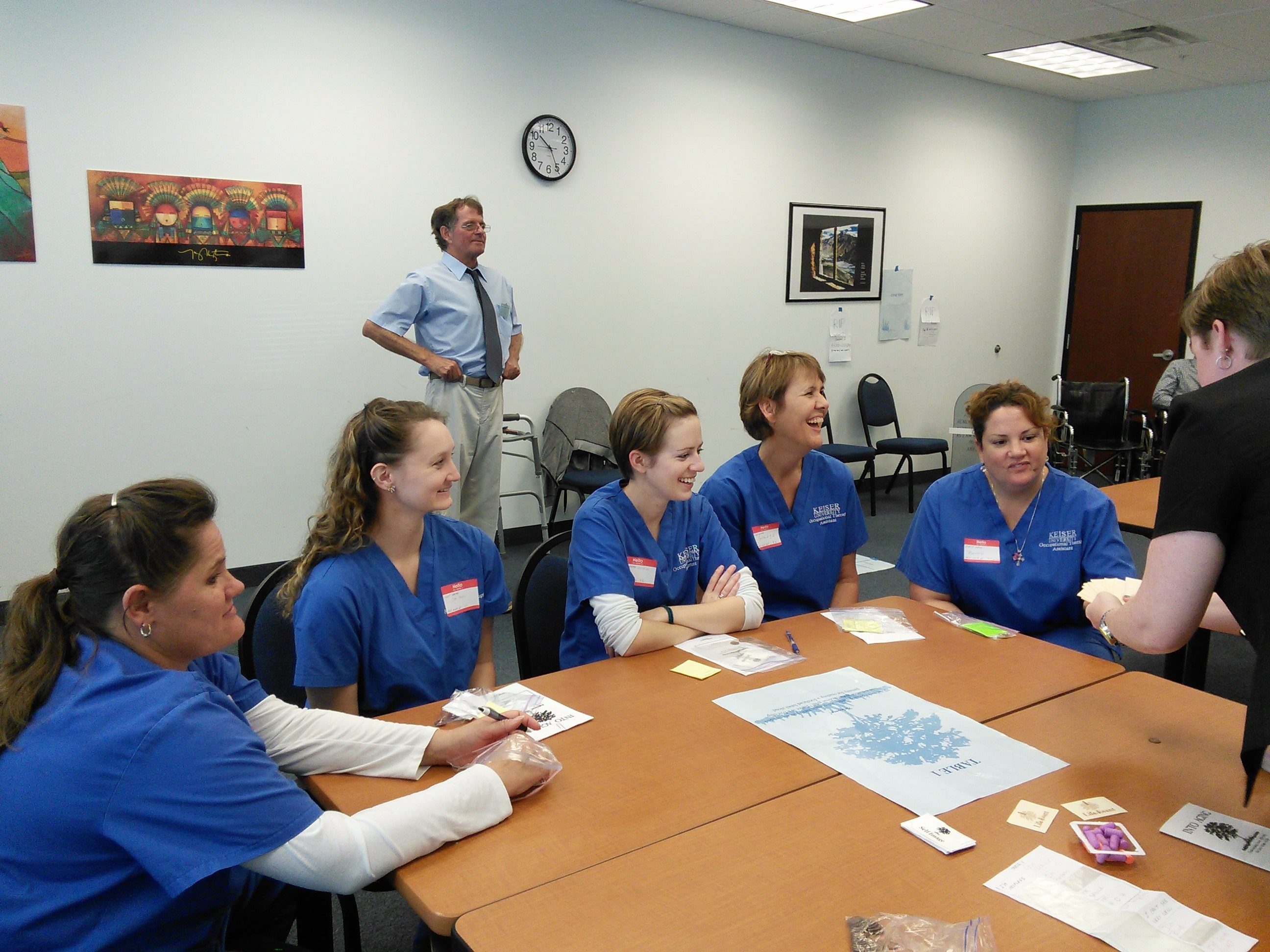 Fort Myers OTA Students Play The Game, “Into Aging”