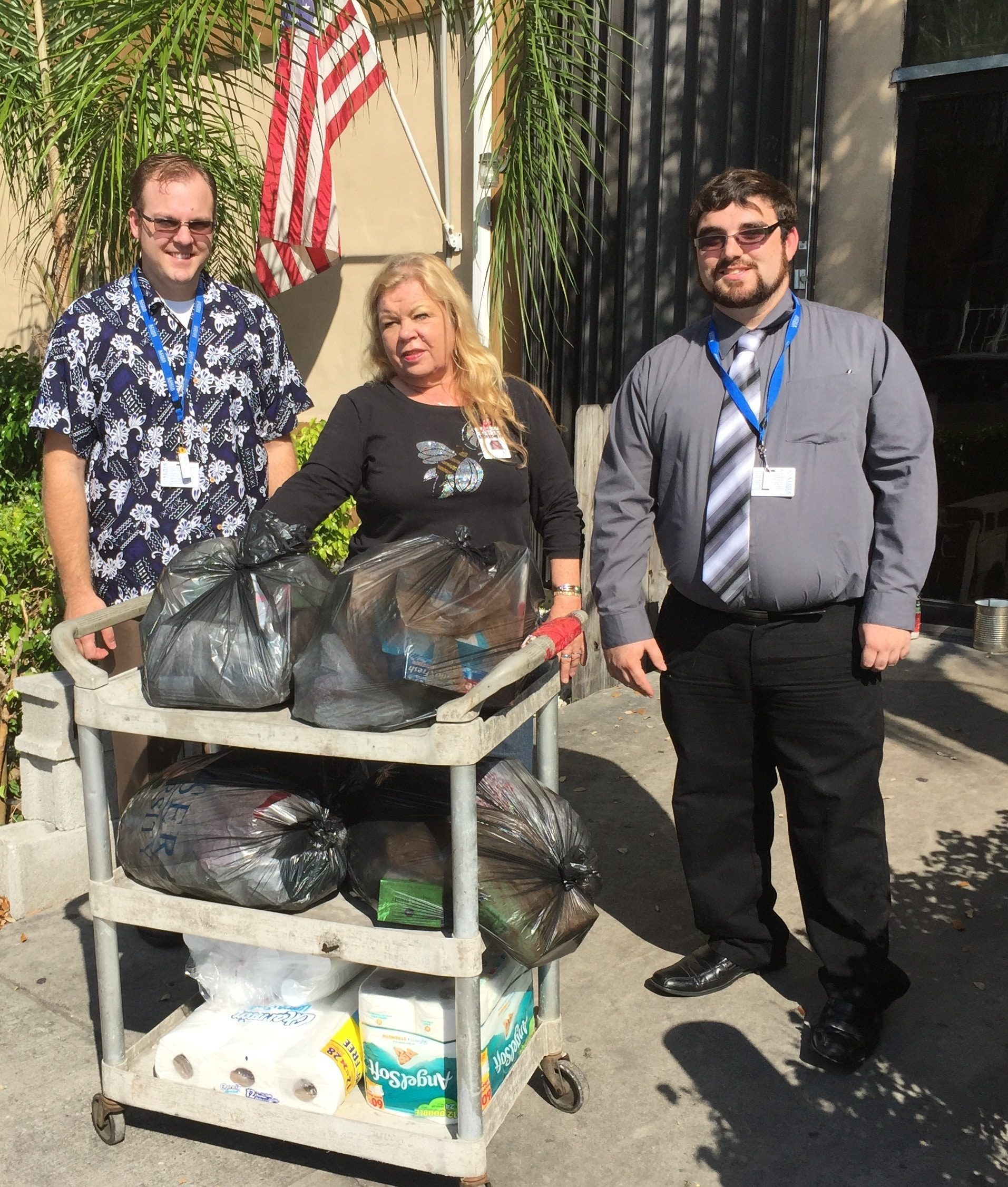 The NSNA and PTK at the Ft. Lauderdale Campus Make a Donation to The Homeless Voice