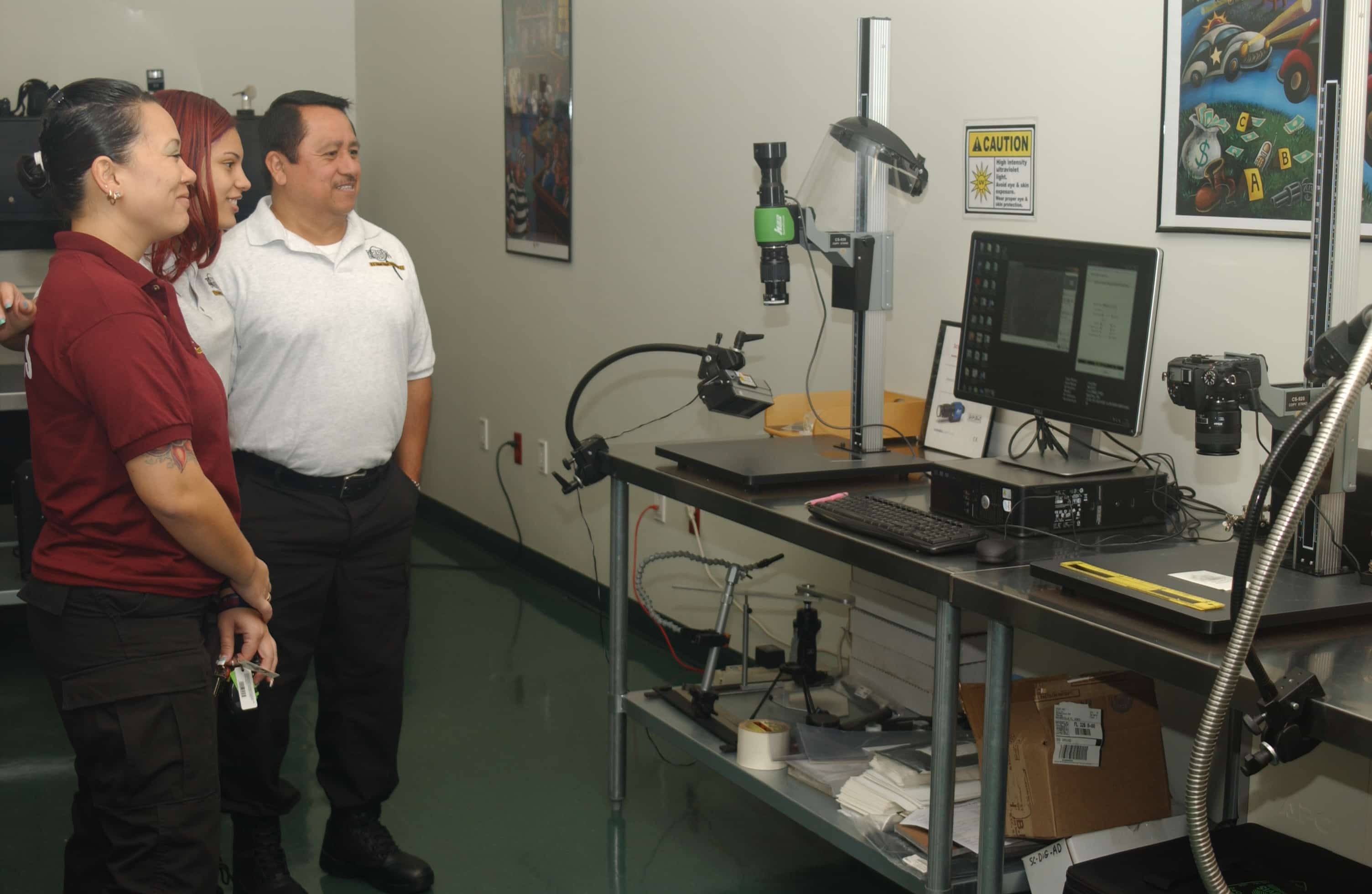 Fort Myers CST Fingerprint ID Class Visits Forensic Lab