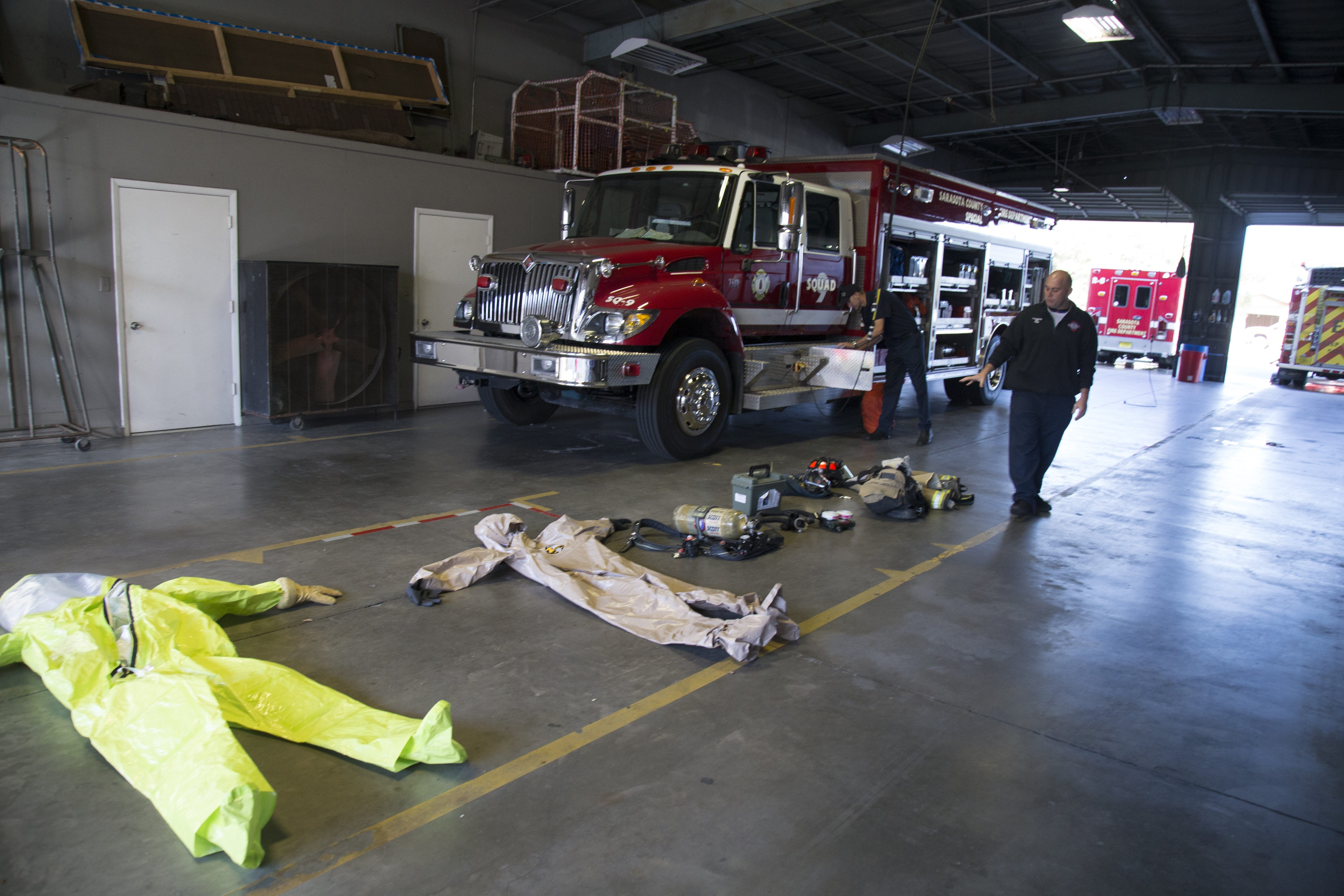 Crime Scene Technology Students Visit the Sarasota Fire Department