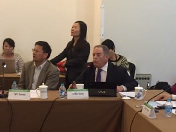 Dr. Keiser in China Oct. 2014