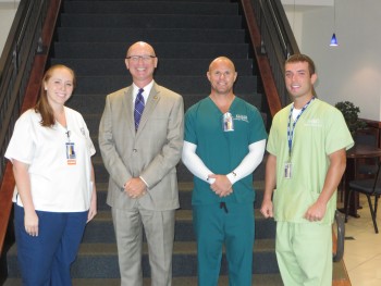 Pigman and students Sept. 2014