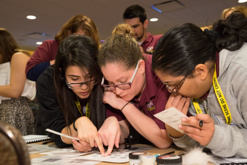 Forensic Investigations Students Attend the Student Academy of the