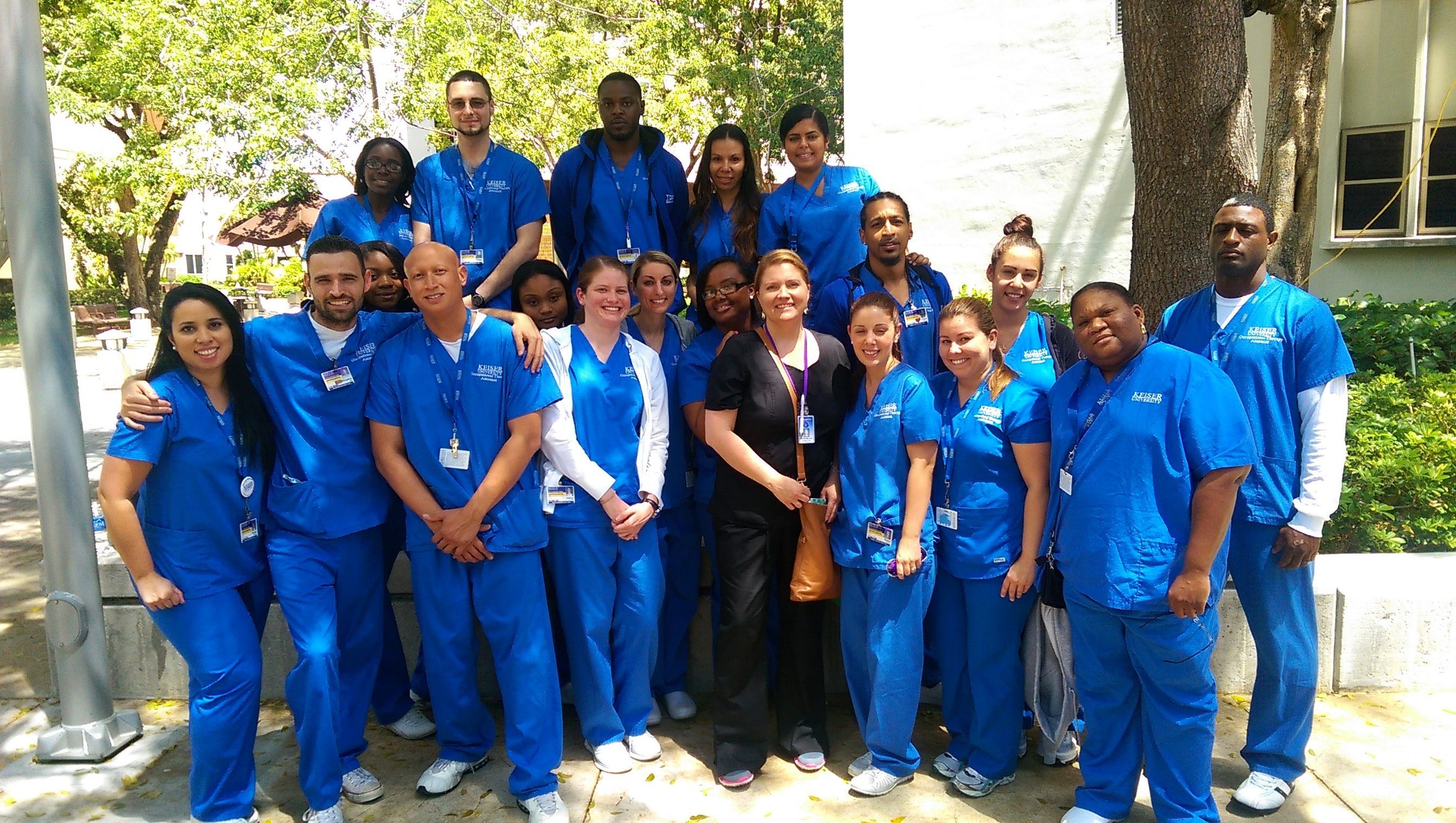 OTA Students from Ft. Lauderdale Visit Jackson Memorial Hospital