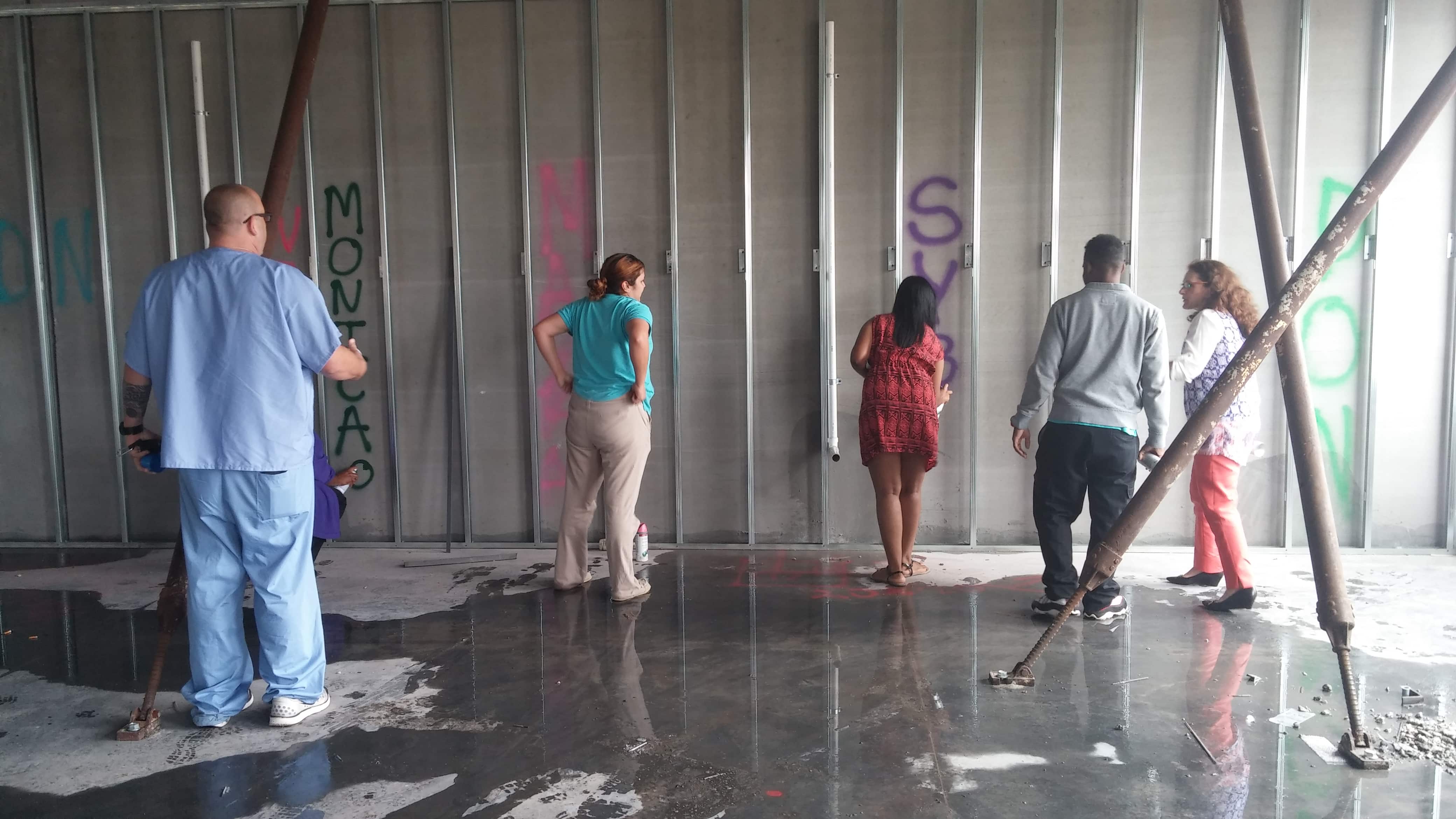 Gallery for Students at the Melbourne Campus Paint New Building