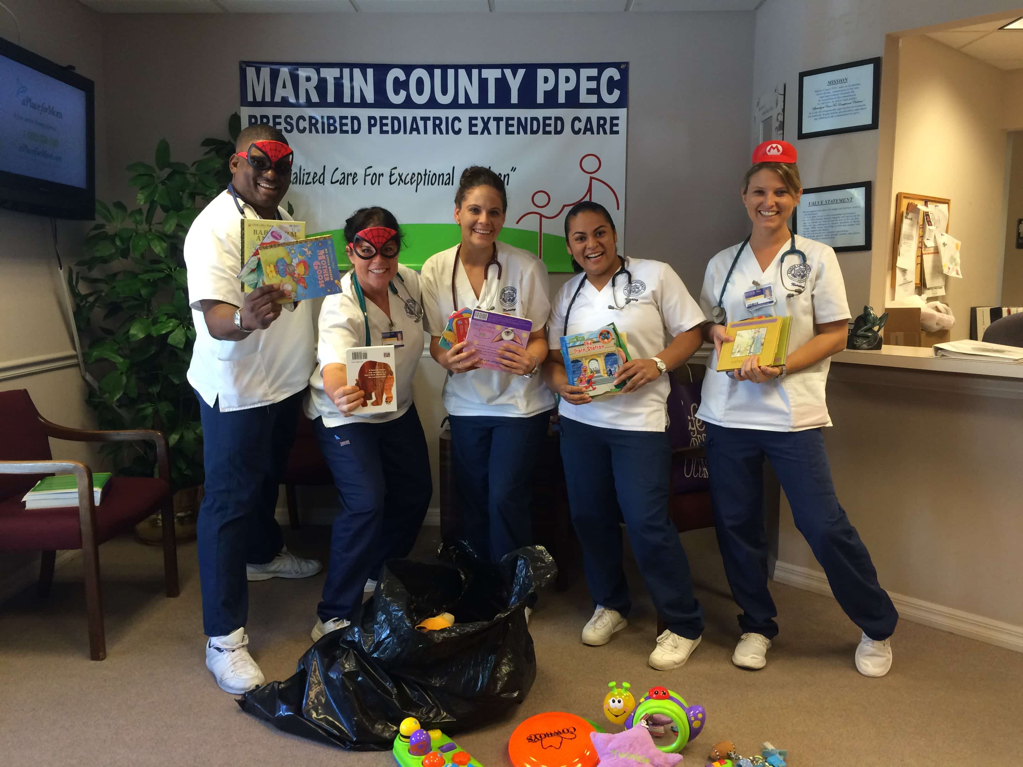 Nursing Students in Port St. Lucie Donate Toys and Books to the Martin