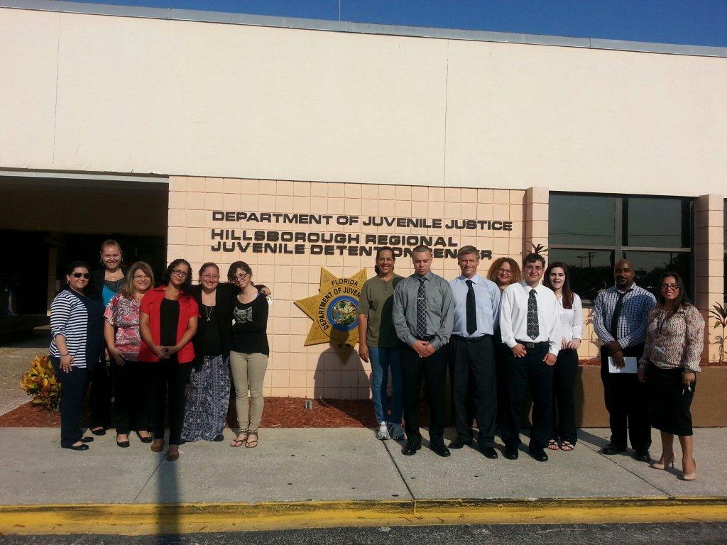 Tampa Campus Tours the Hillsborough Regional Juvenile Detention Center: Department of Juvenile Justice