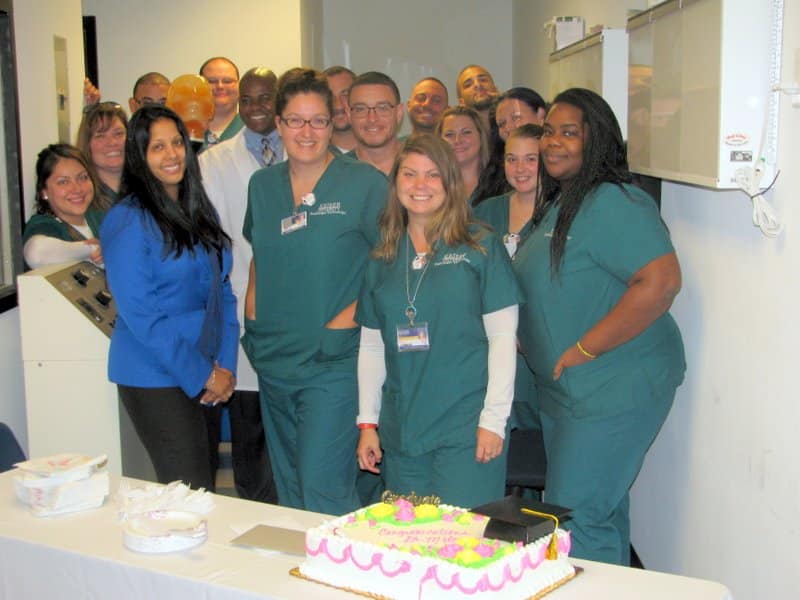 Port St. Lucie Radiologic Technology Students Celebrate Their Program Director Keiser University