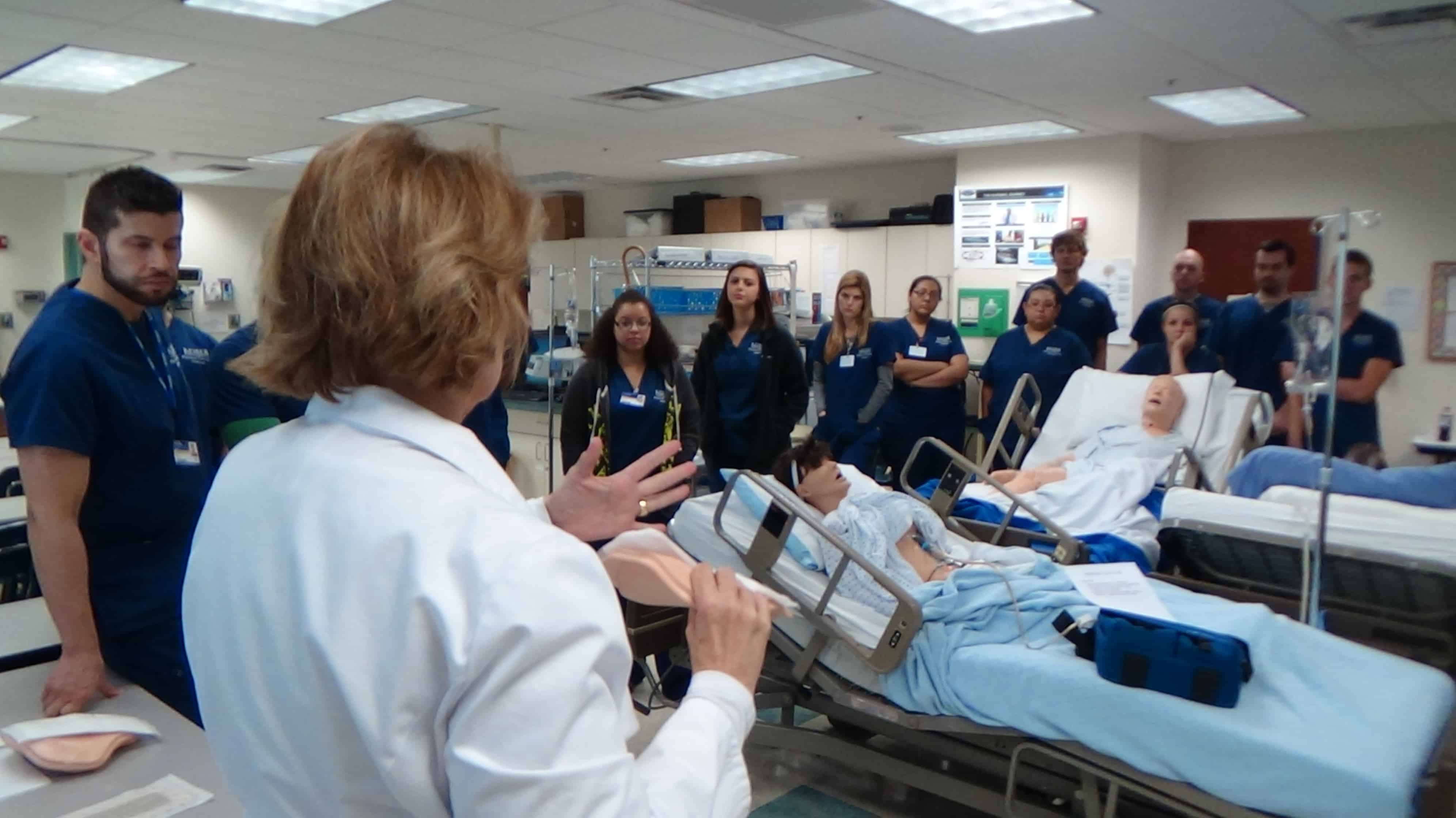 Nursing and Physical Therapy Assistant Students Participate in Collaborative Learning in Sarasota