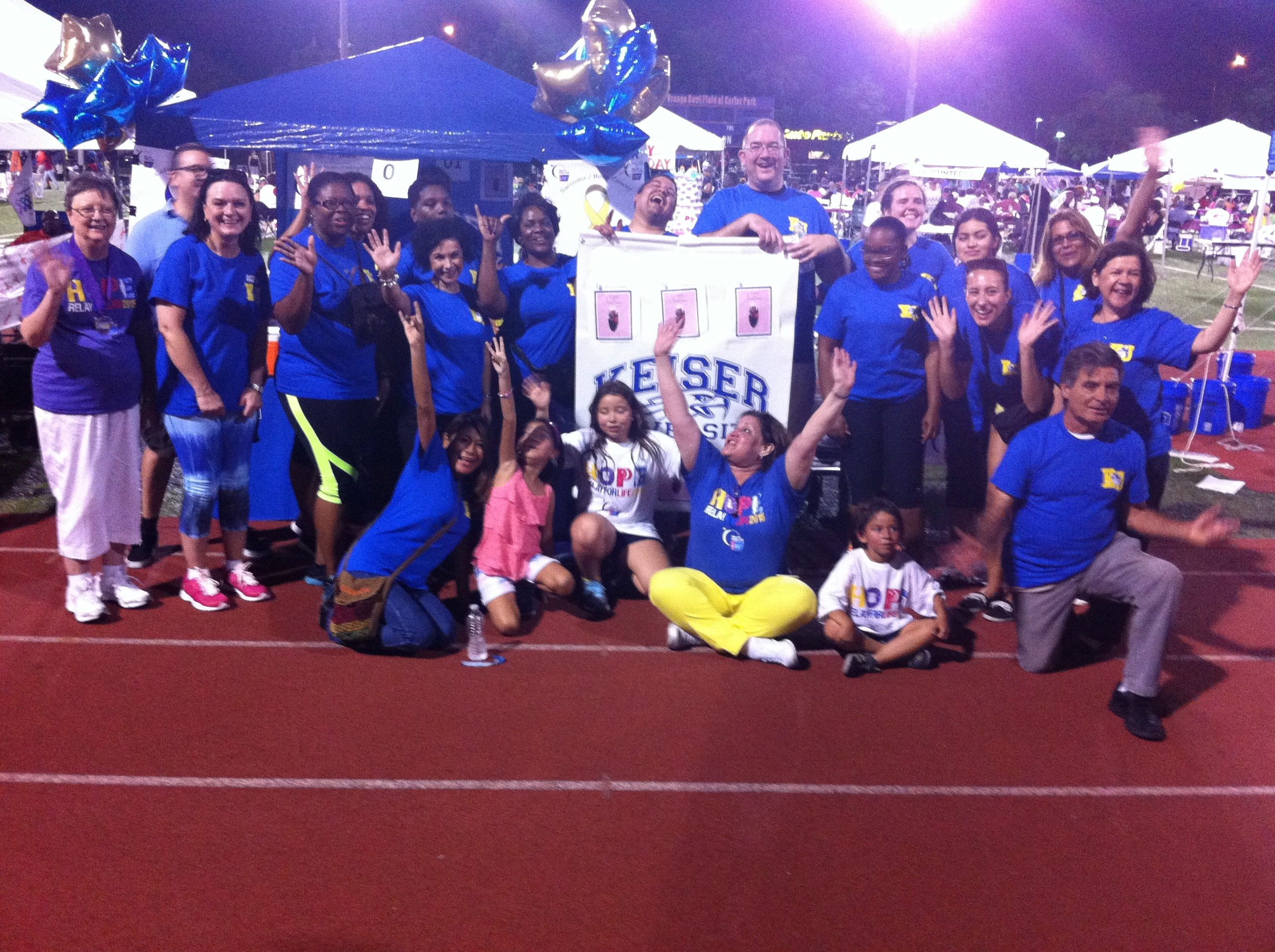 The Online Division Participates in Relay for Life in Memory of Dorothy Peterkin