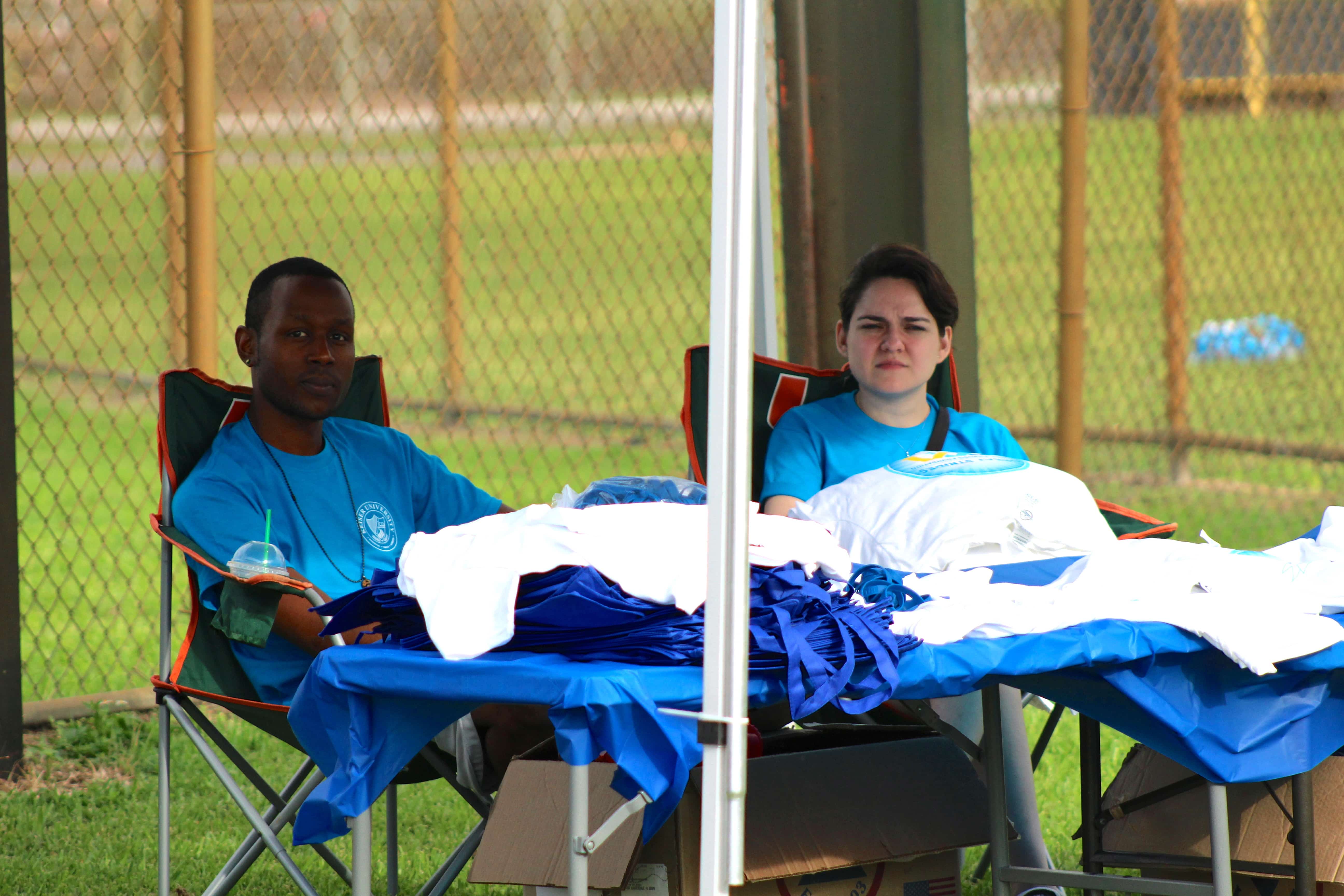 Miami Students Participate in Kick CF Keiser University