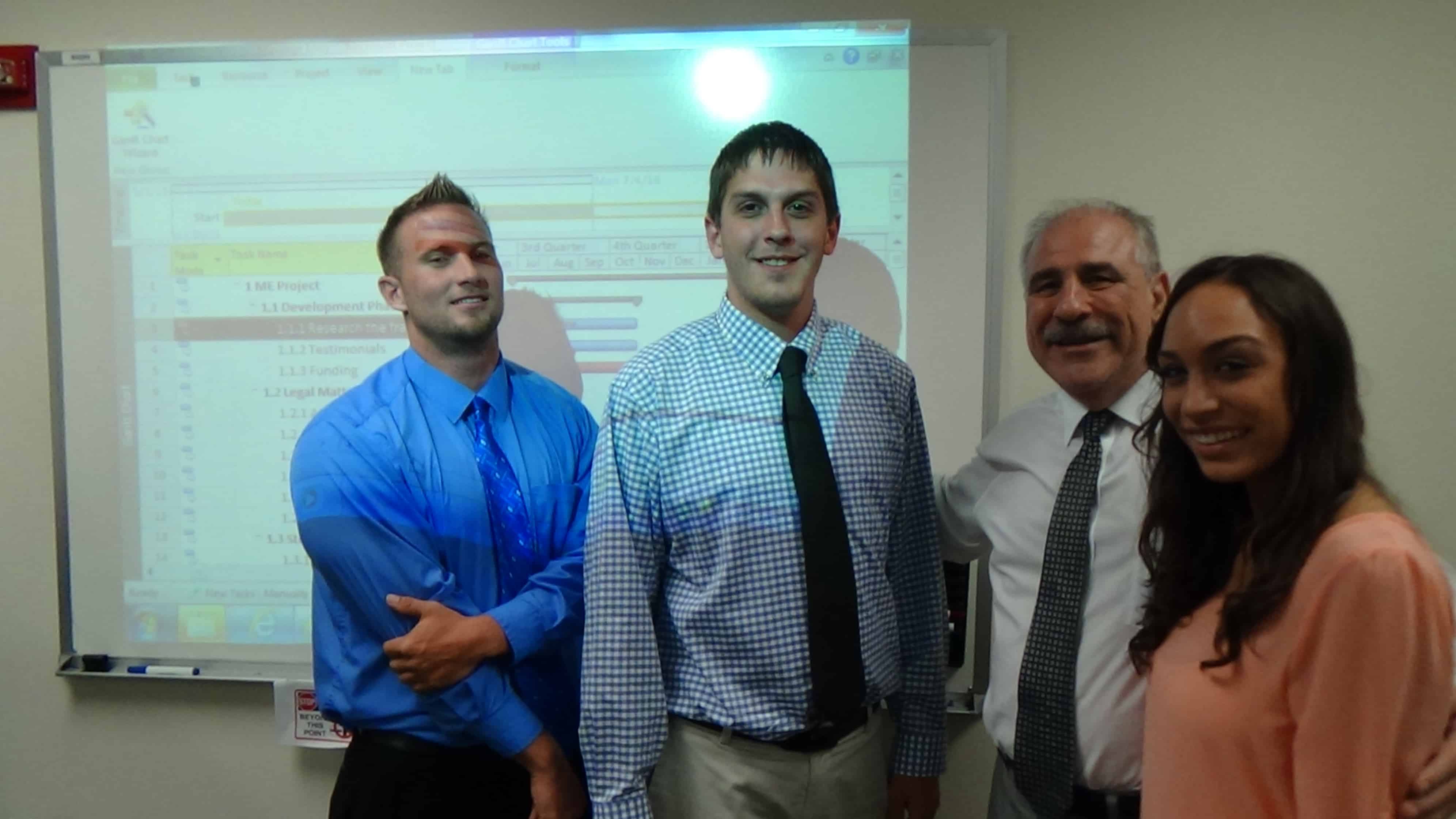 Business Students in Sarasota Present Their Final Team Project