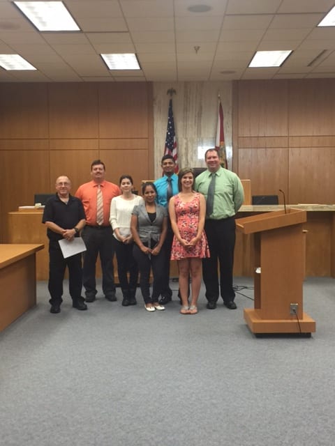 Lakeland Students Attend a Teen Court Session