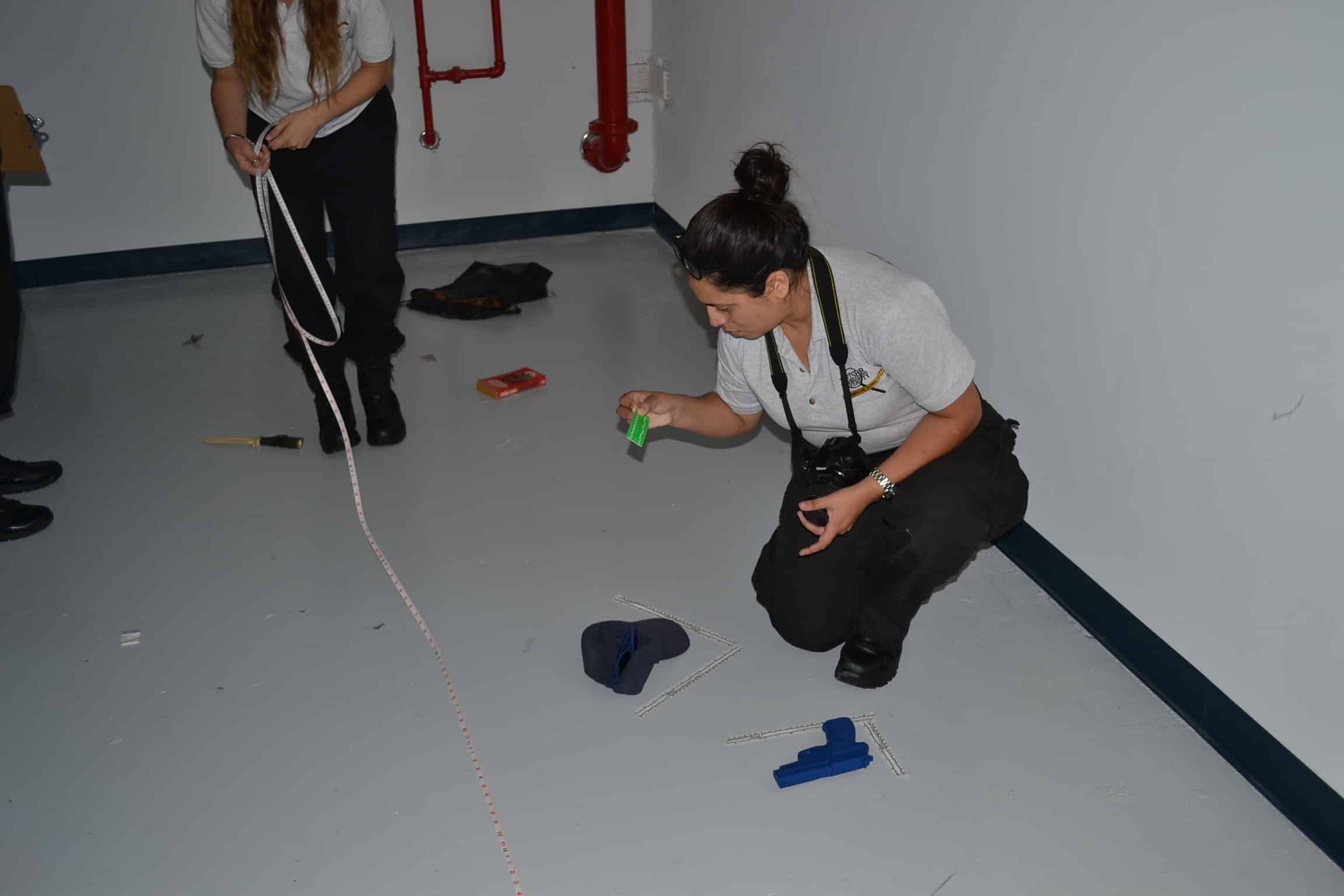 Pembroke Pines Crime Scene Technology Program Worked a Simulated Crime Scene