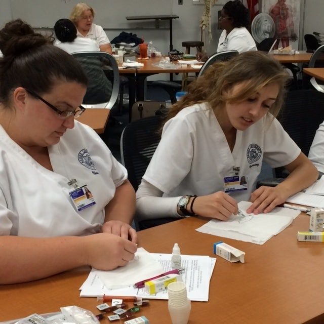 Melbourne Nursing Students Practice Skills in the Medication Lab