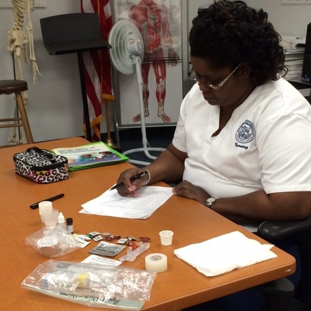 Melbourne Nursing Students Practice Skills in the Medication Lab