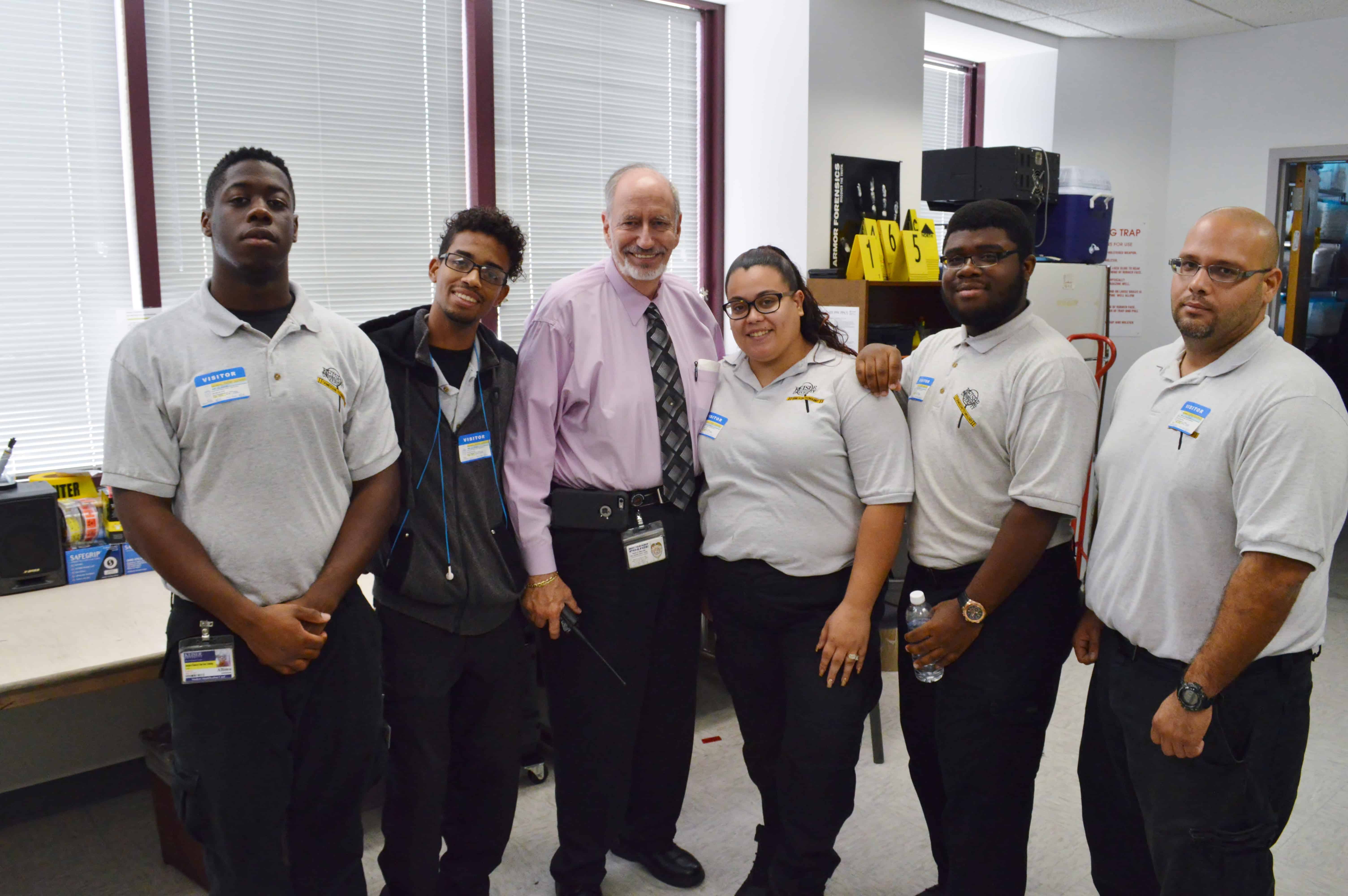 West Palm Beach CST Students Visit the Police Department Crime Scene Unit