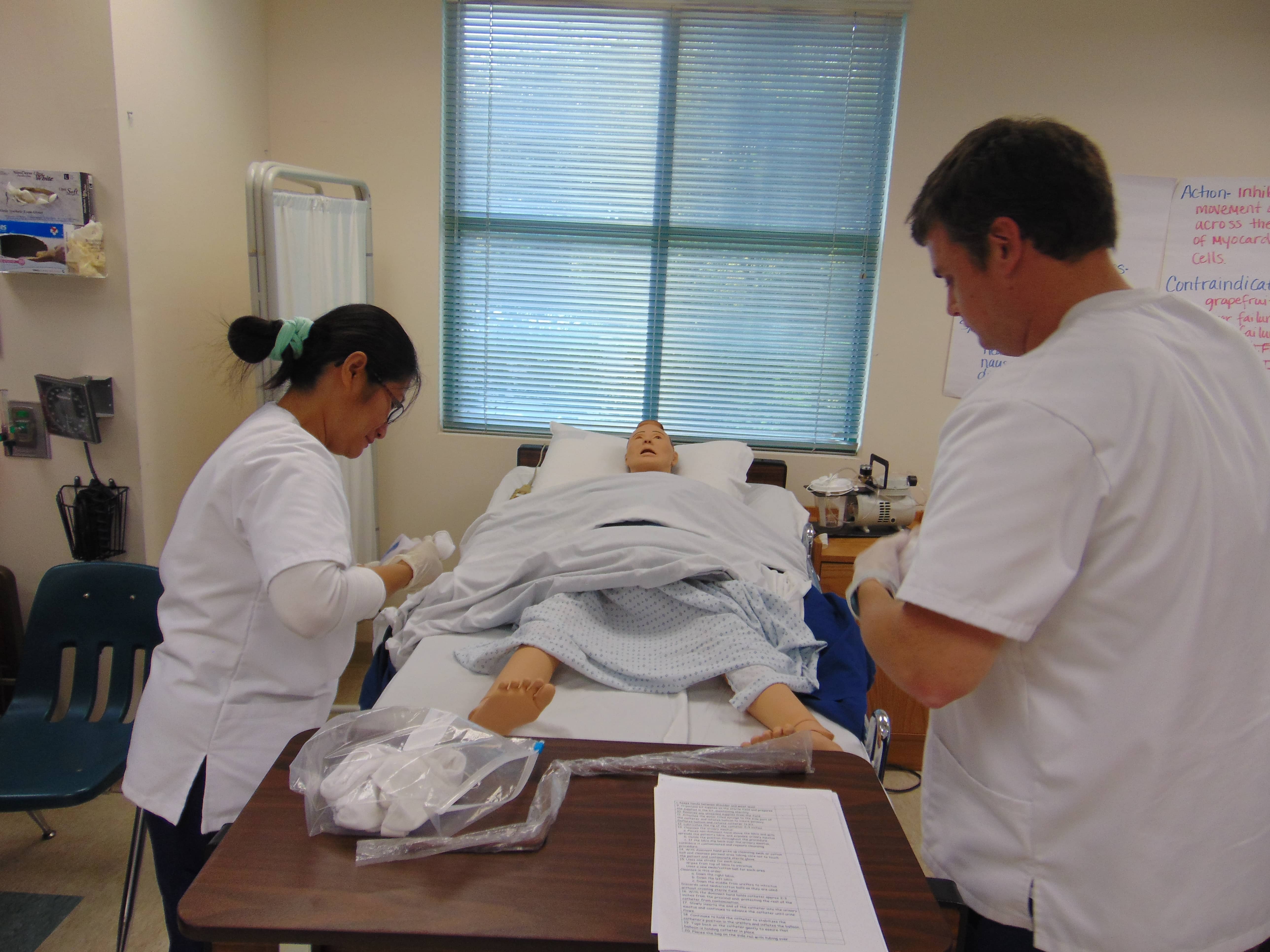 Sarasota nursing students learn basic care keiser university