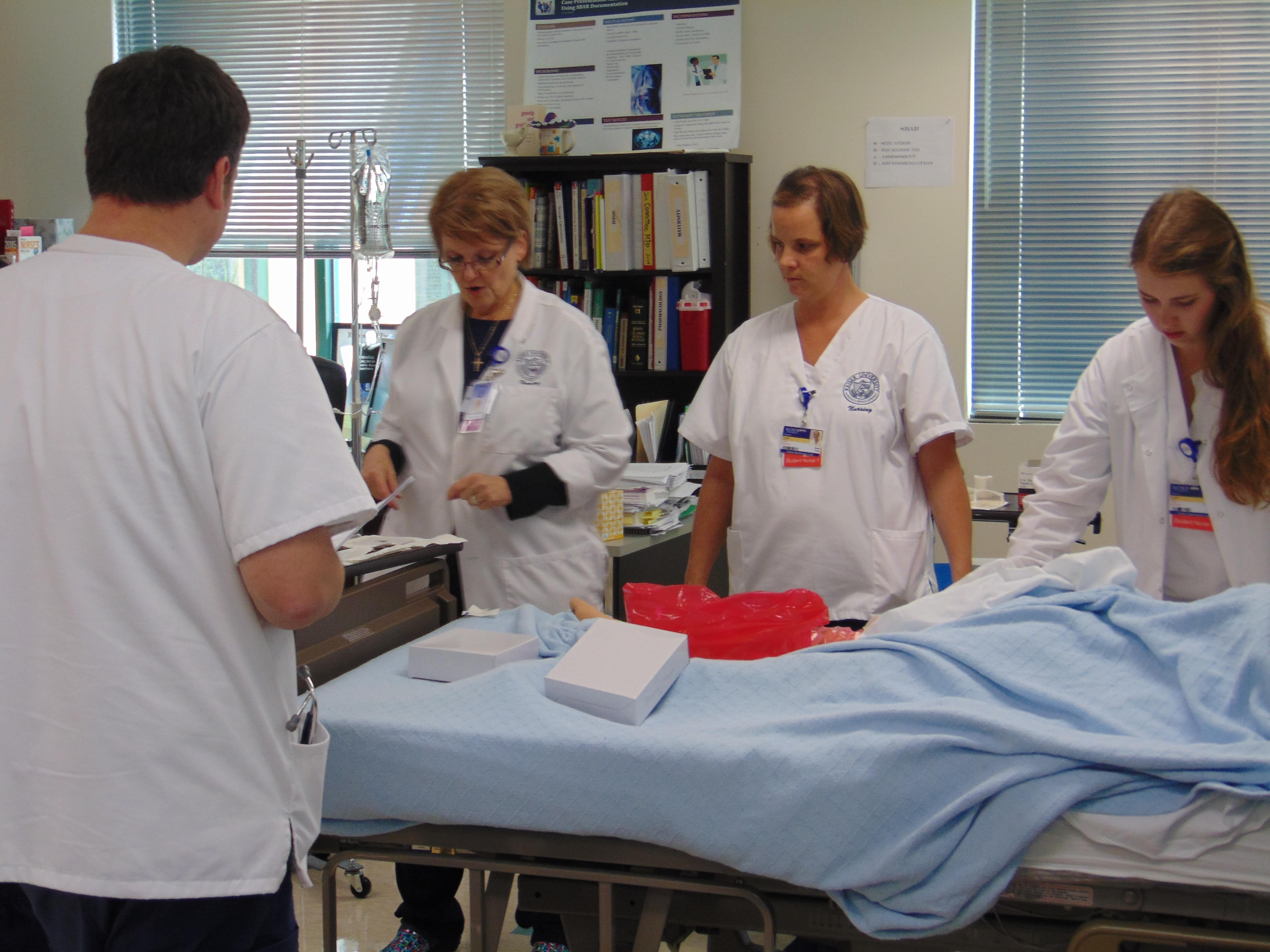 Sarasota Nursing Students Learn Basic Care