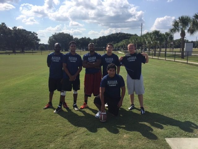 Lakeland Plays Polk State College in Flag Football