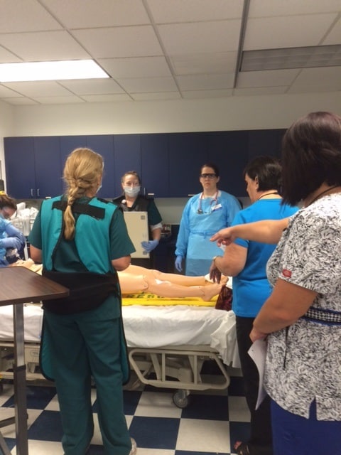 Melbourne Nursing and Radiologic Technology Students Participate in Trauma Simulation