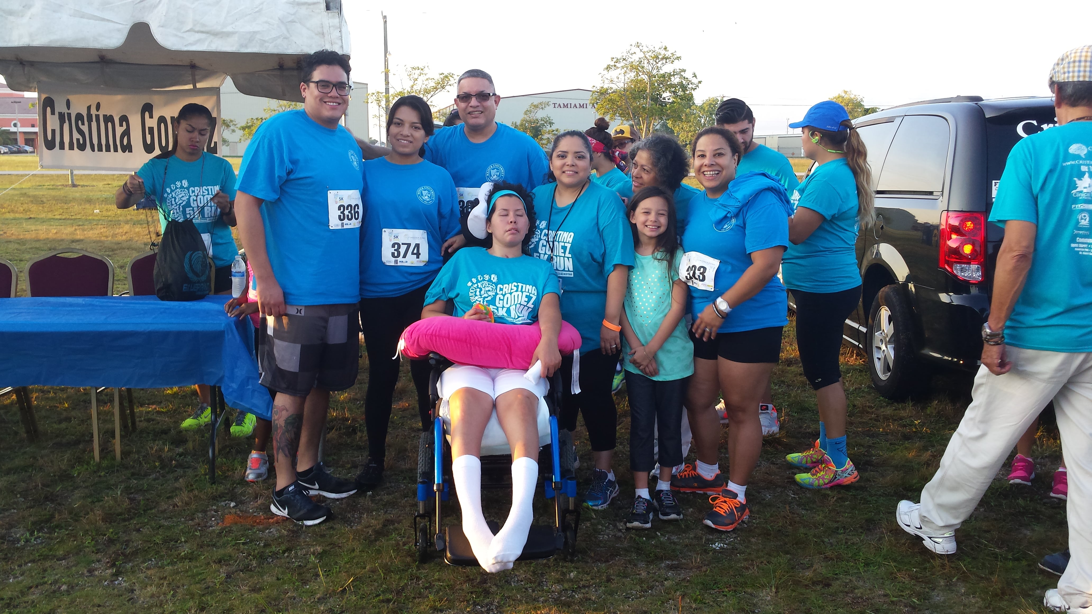 Miami Students Participate in the Cristina Gomez TBI Foundation 5K Run