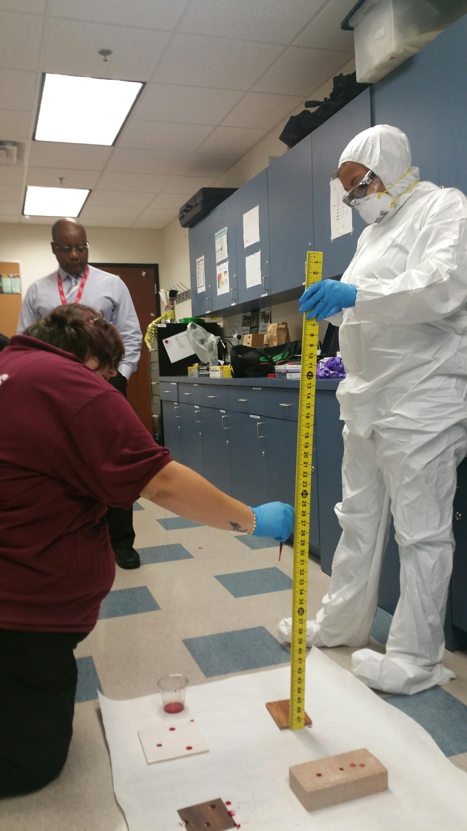Jacksonville Forensic Science and Crime Scene Technology Students Attend a Blood Spatter Seminar