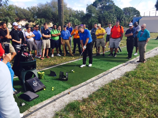 Champions Tour Player, TV Commentator, and Author Bobby Clampett Presents to Students at Keiser University College of Golf & Sport Management