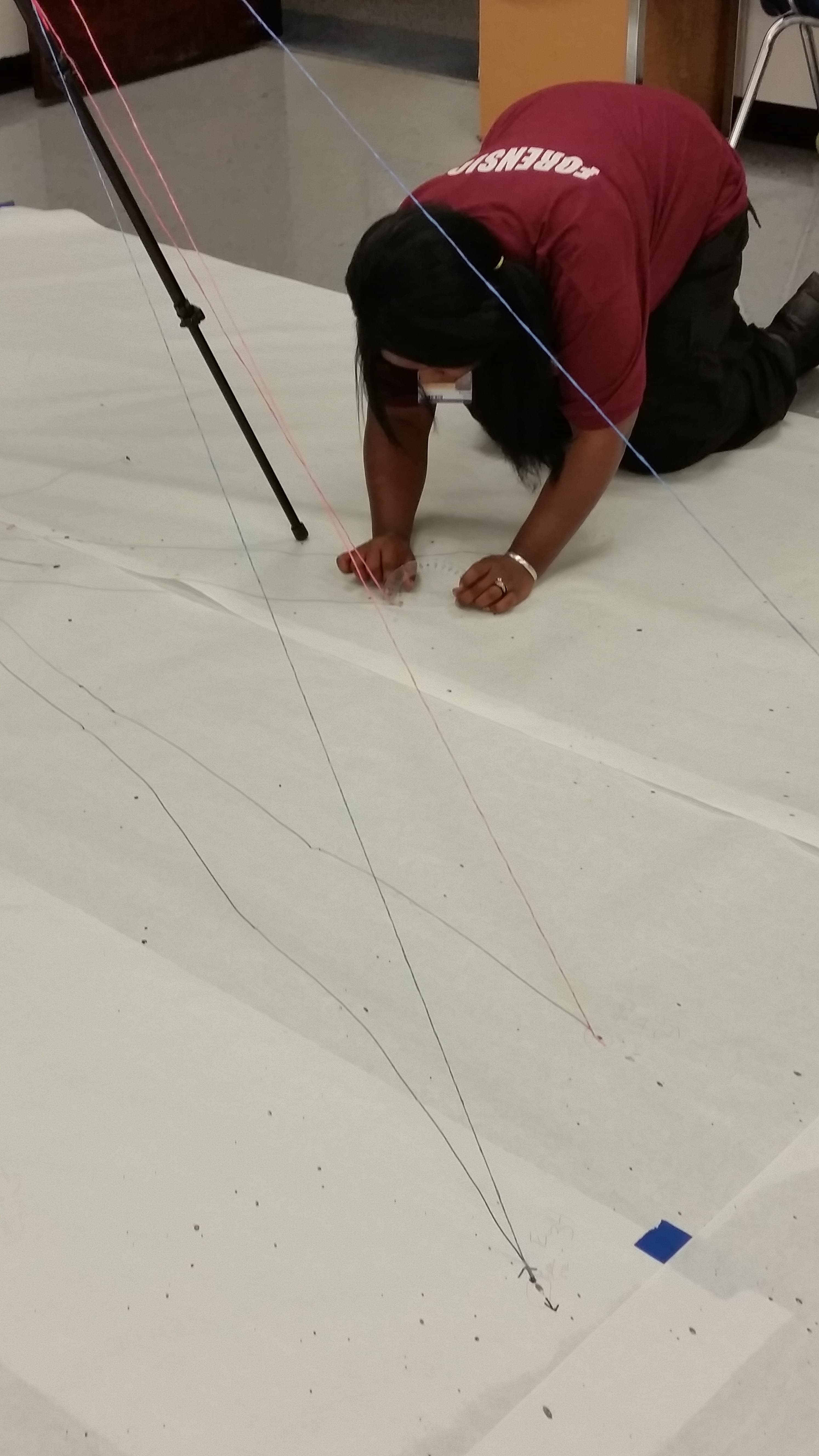 Forensic Investigation Students at the Daytona Campus Learn the "String