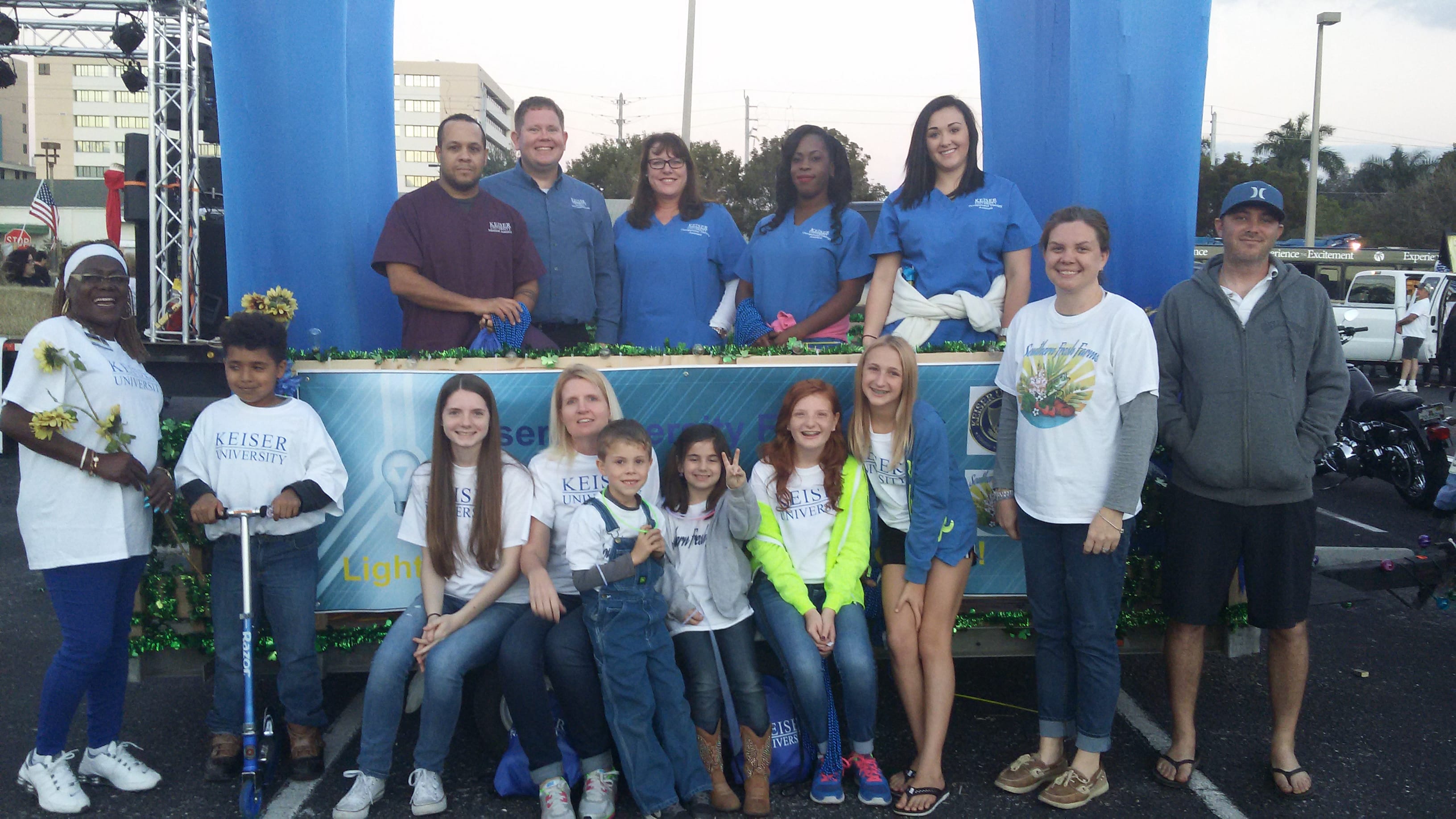 Keiser University Fort Myers and Southern Fresh Farms Team Up for Edison Grand Night Parade