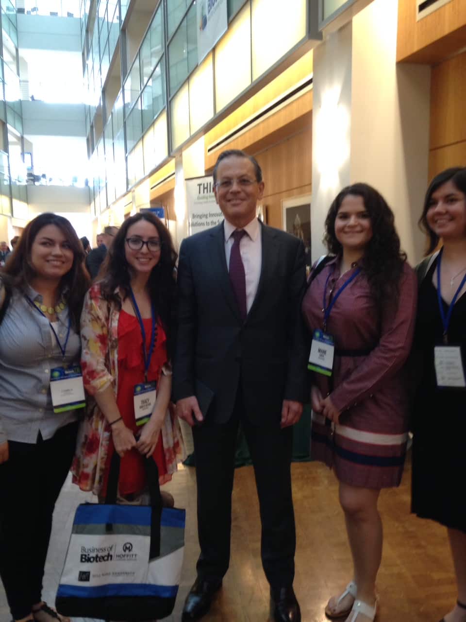 Tampa’s Biomedical Science Students Visit Moffitt Cancer Center