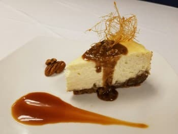 KU MLB southern pecan cheesecake