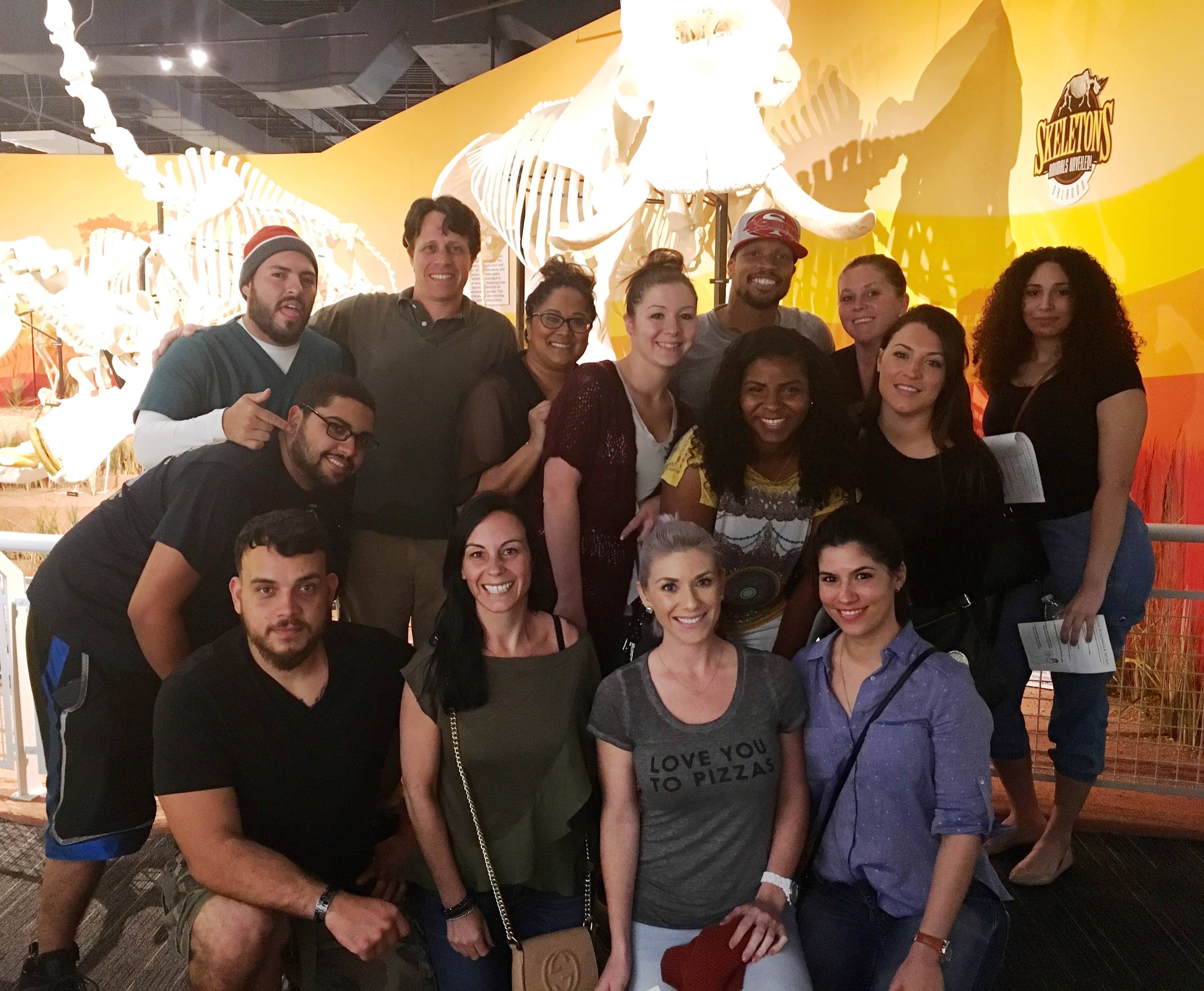 RT Students from Orlando Visit a Skeleton Museum