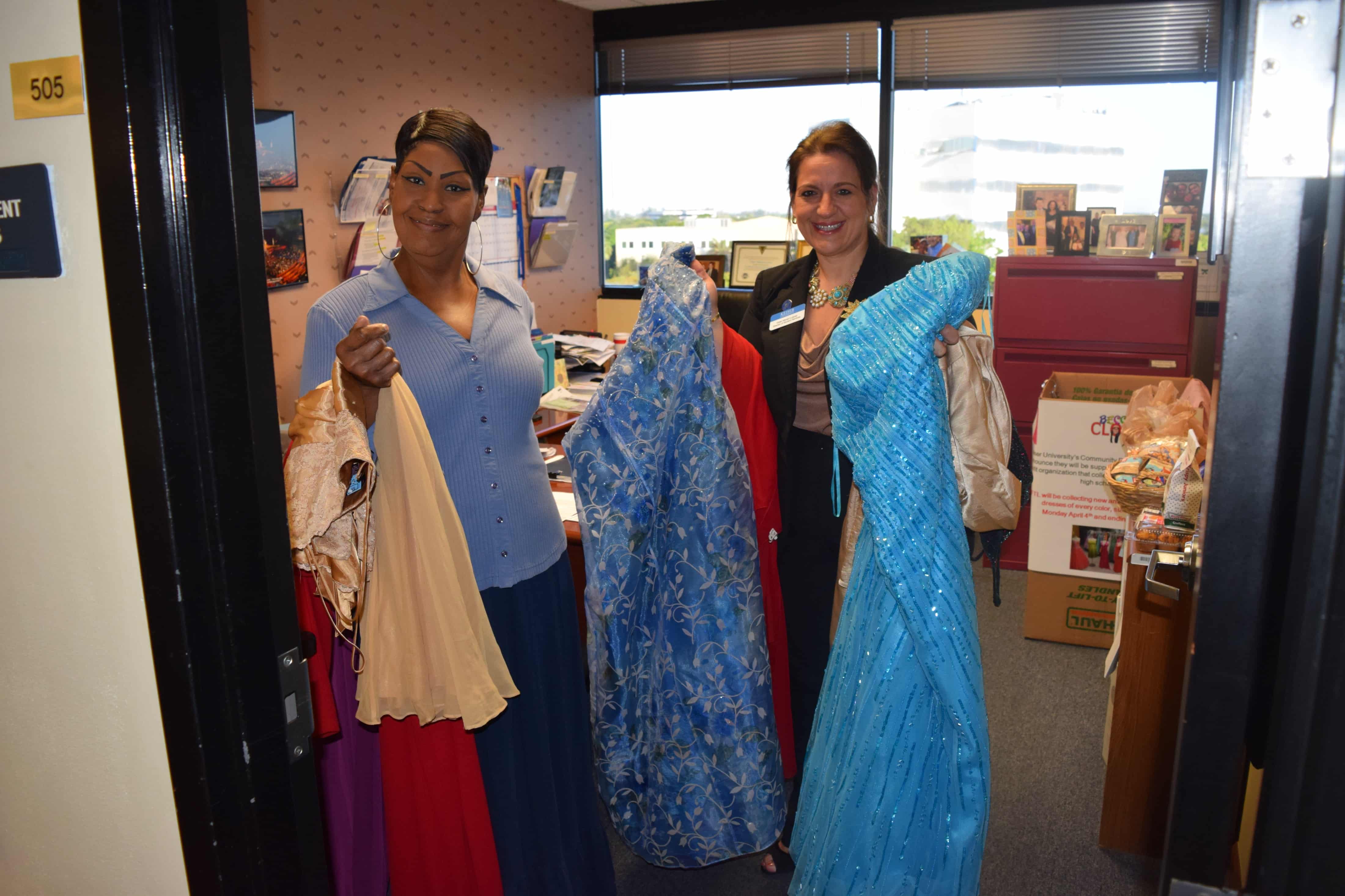 Becca’s Closet Receives Donated Prom Dresses from the Ft. Lauderdale Campus