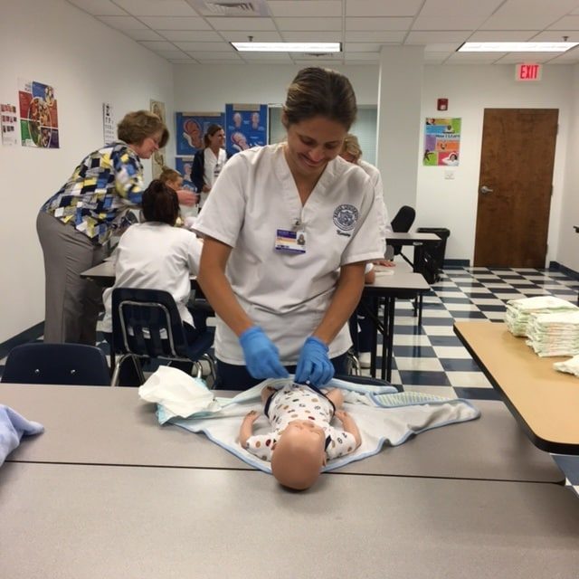 Melbourne Nursing Students Practice Pediatric Skills