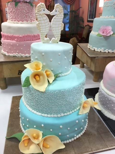 Sarasota Baking & Pastry Students Create Wedding Cakes