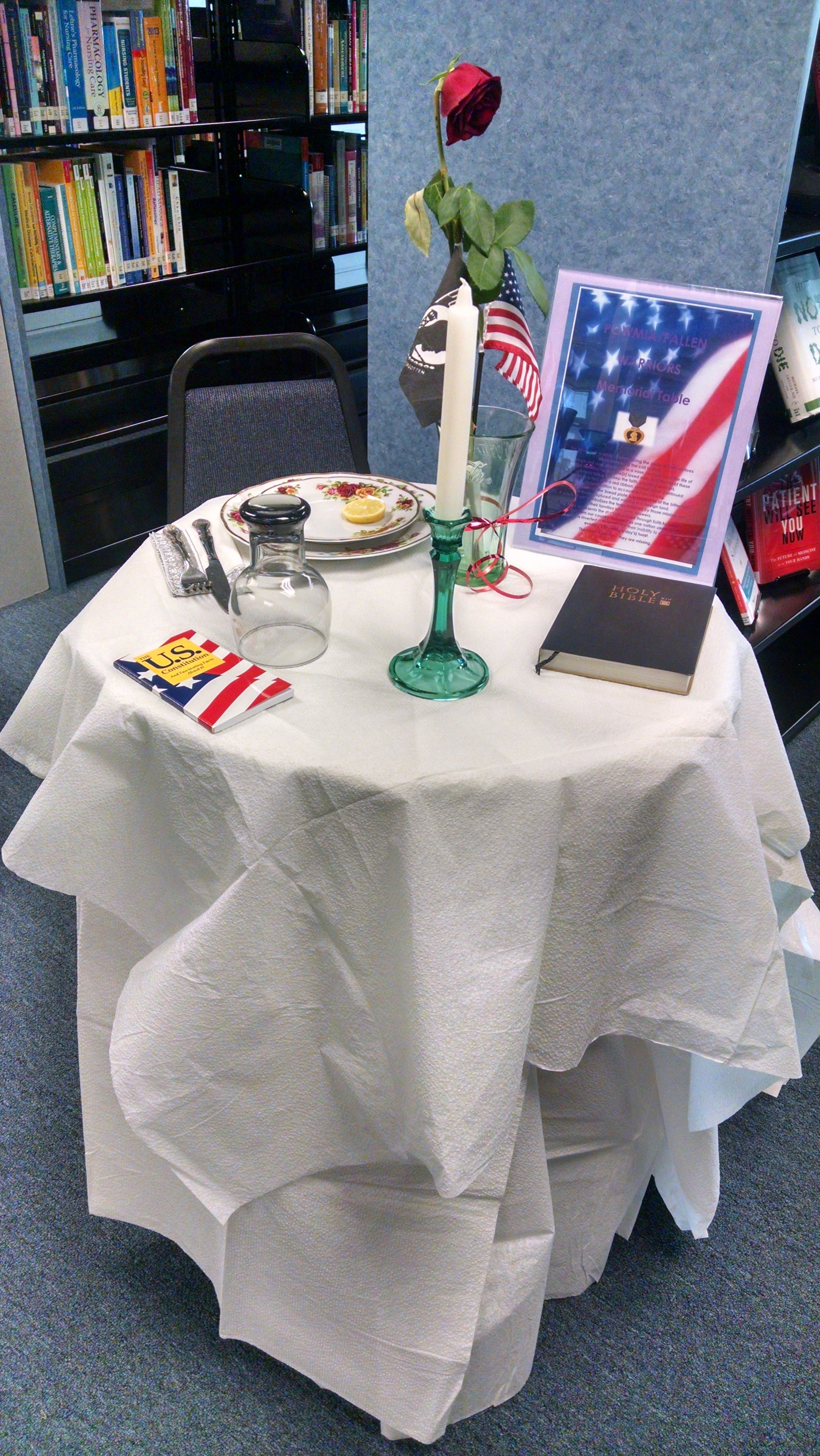 Clearwater Campus Honors the Military with the “Missing Man Table