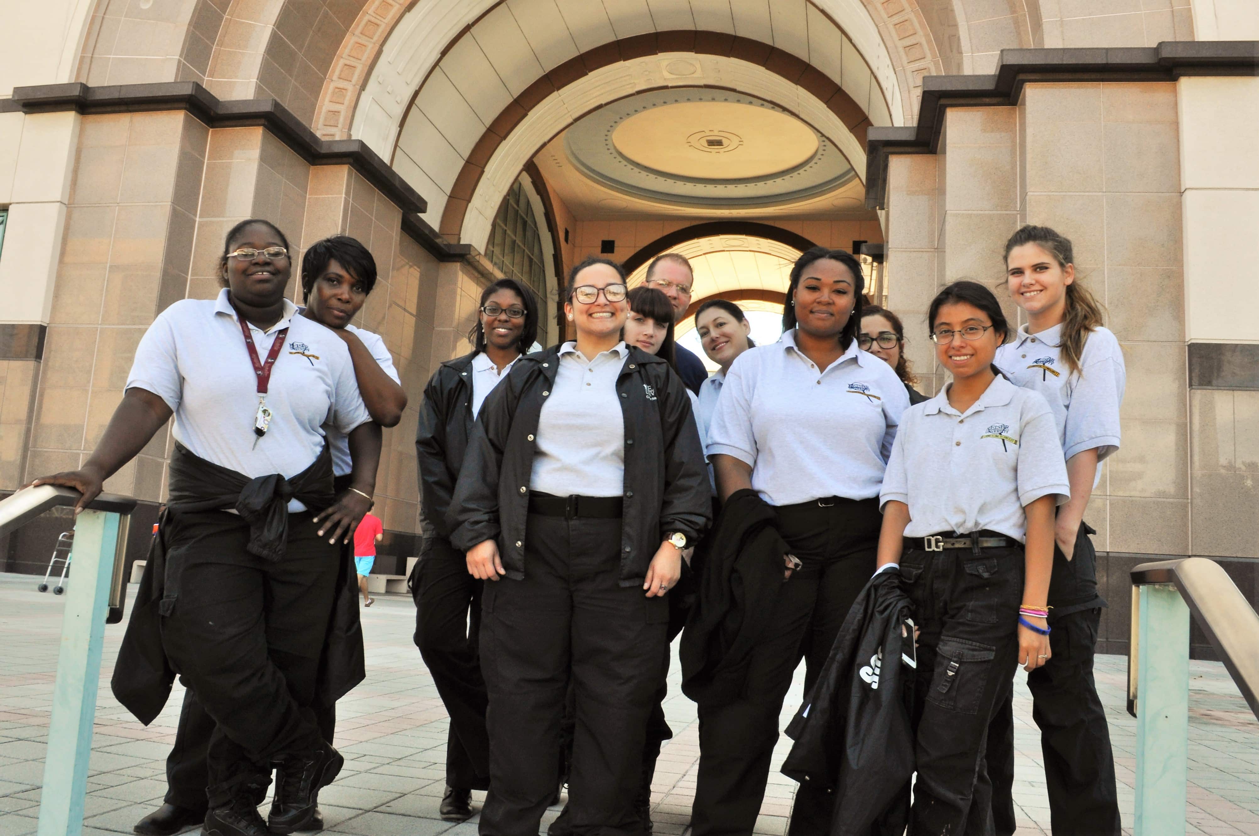 Crime Scene Technology Students from the West Palm Beach Campus in Court