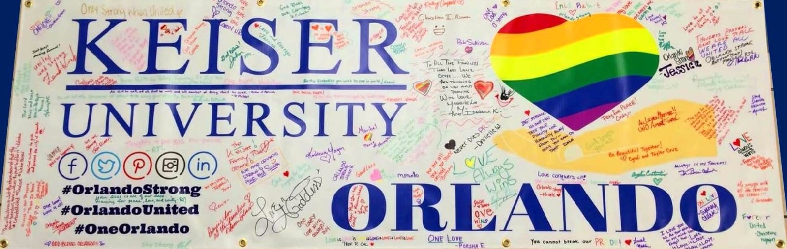 Keiser University Orlando Raises Money for OneOrlando Fund