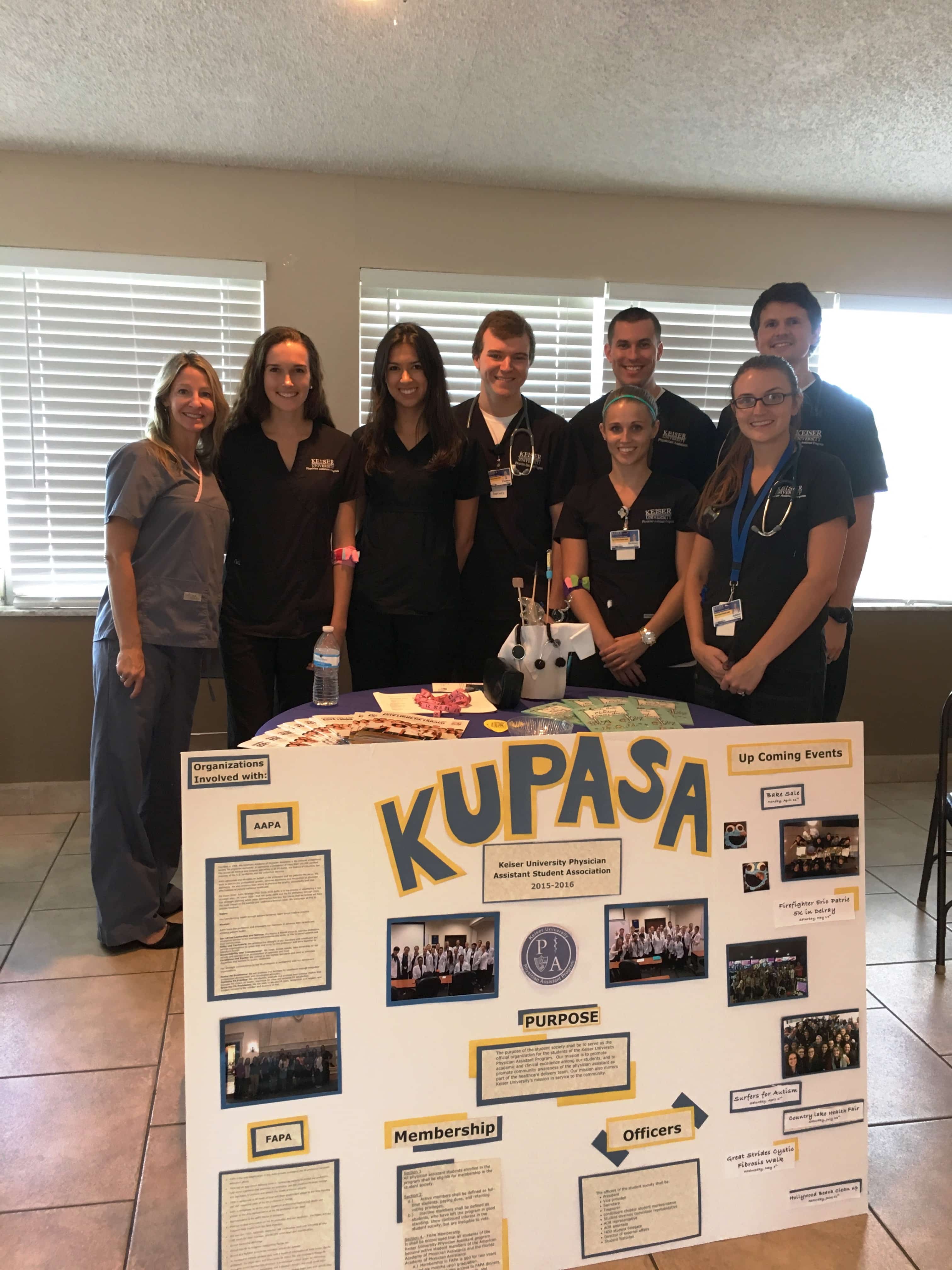 Physician Assistant Student Association Members Inform the Community