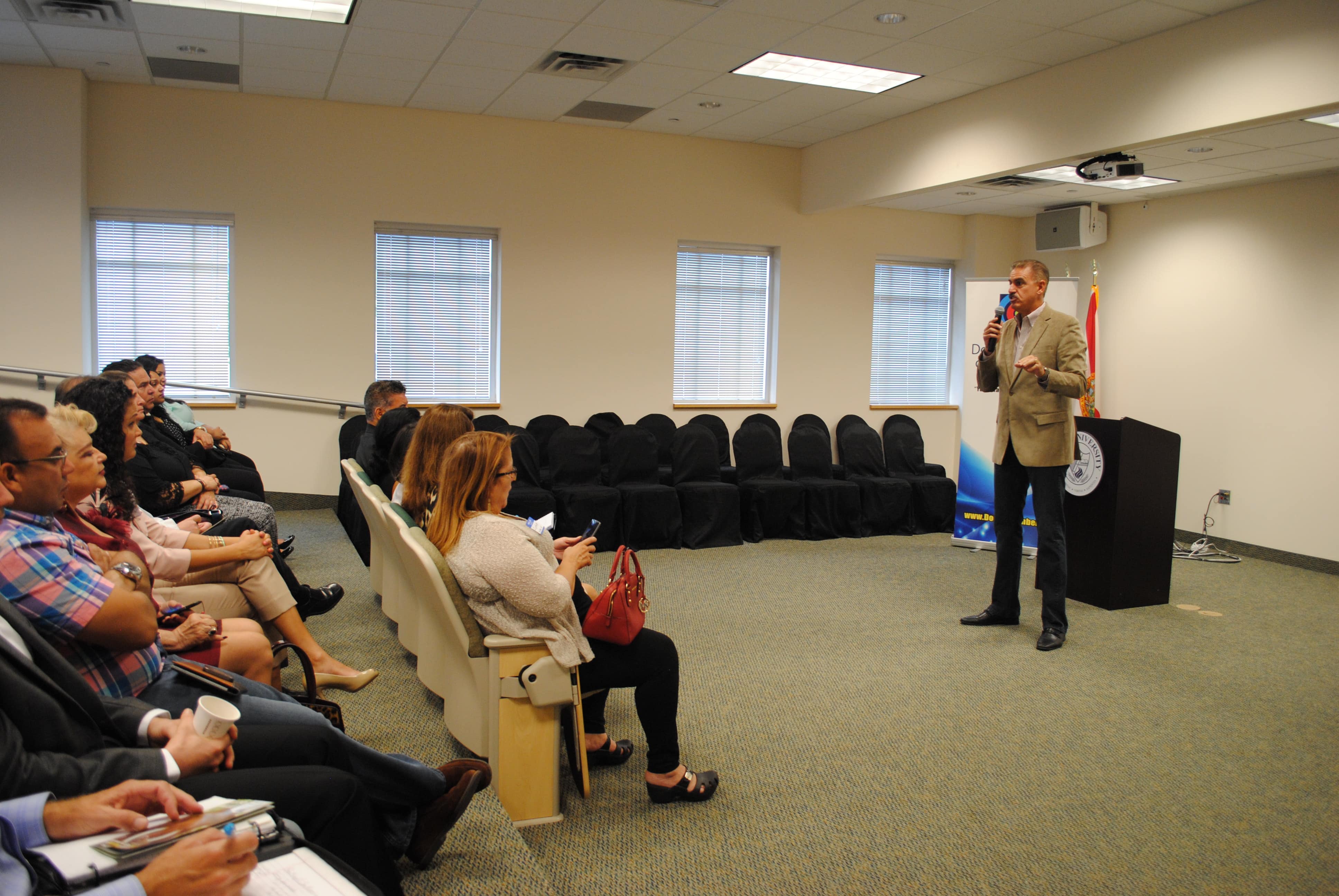 The Miami Campus Hosted a Networking Event for the Doral Chamber of Commerce