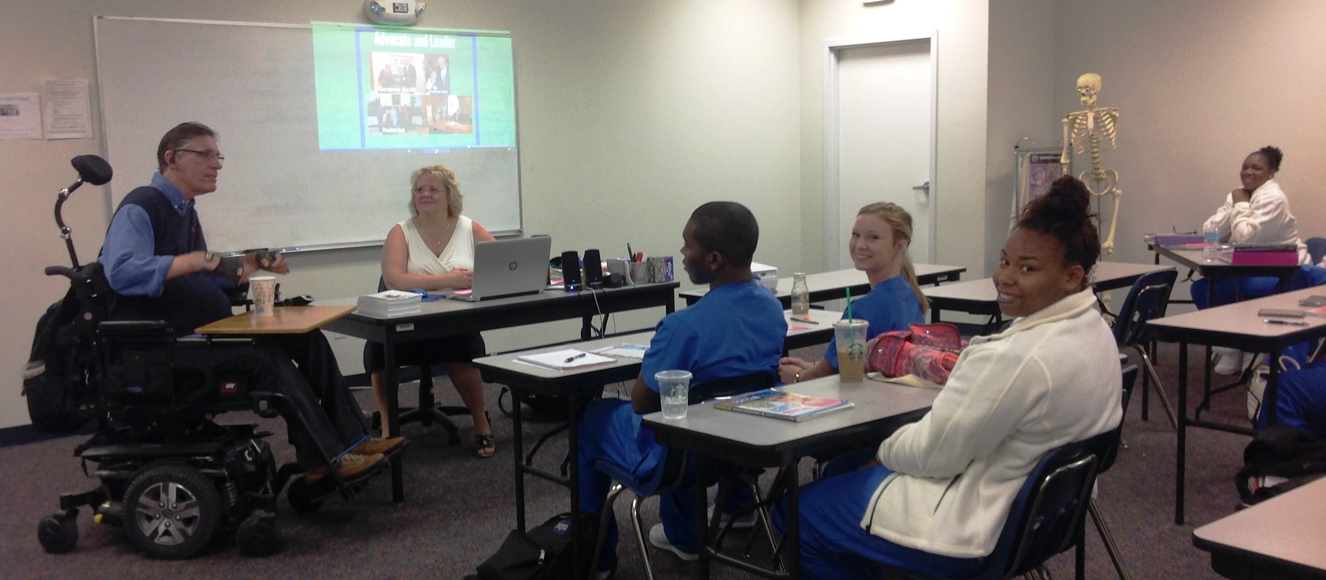 OTA Students in Tallahassee Welcome a Guest Speaker